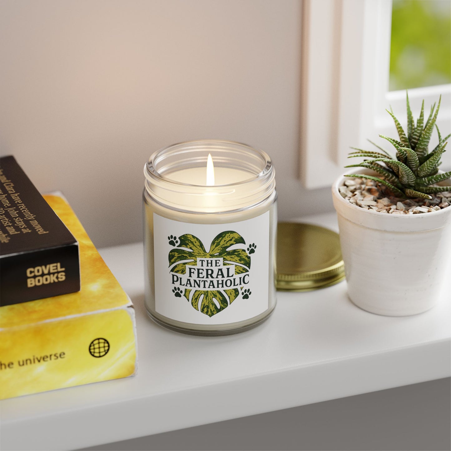 Feral Plantaholic Scented Candles, Aromatherapy, Eco-Friendly, Home Decor, Gifts for Plant Lovers