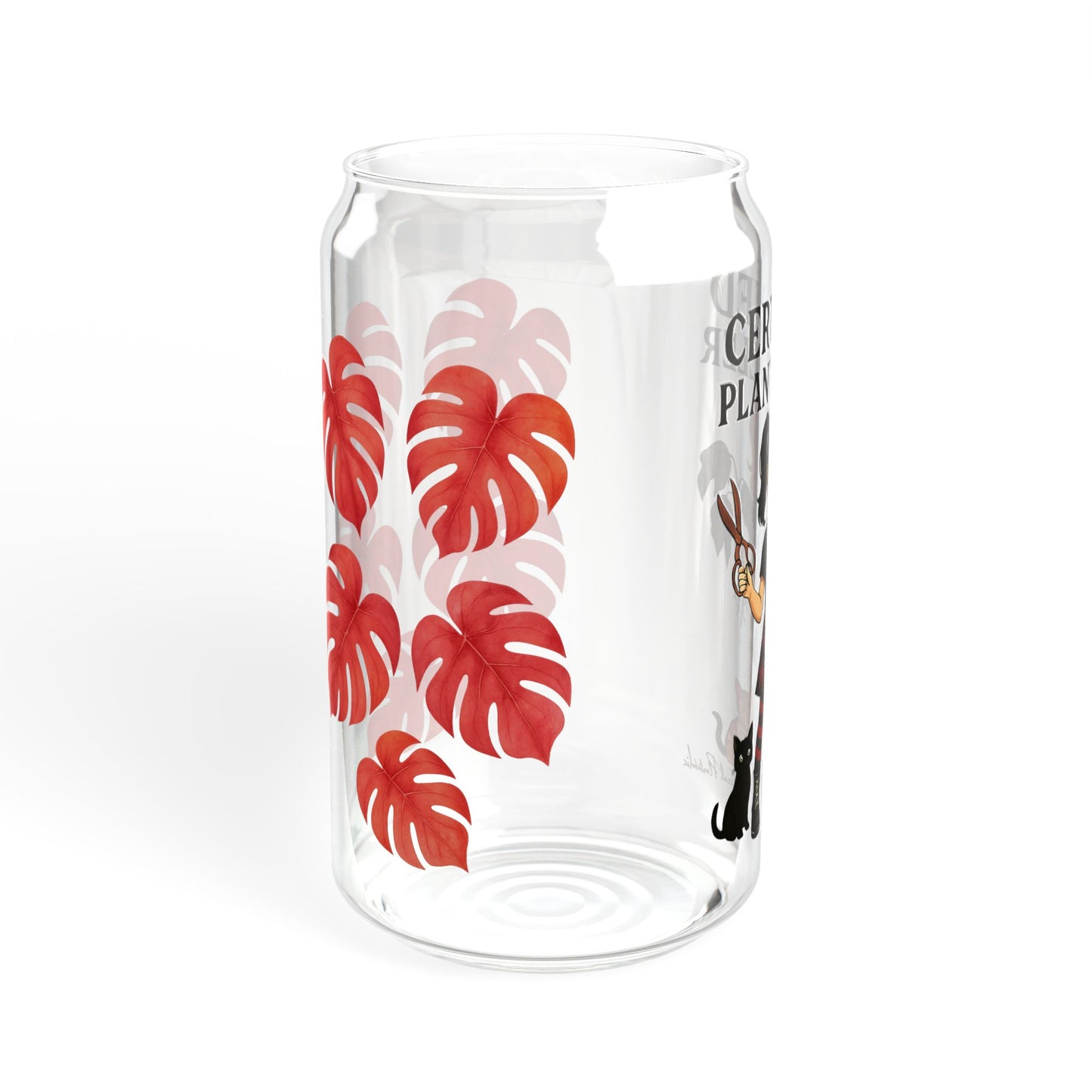 Certified Plant Killer Sipper Glass, 16oz - Fun Gift for Plant Lovers, Summer Vibes, Gardening Humor, Home Decor