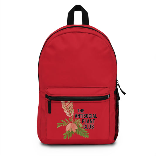 Antisocial Plant Club Backpack — Botanical Graphic School Bag