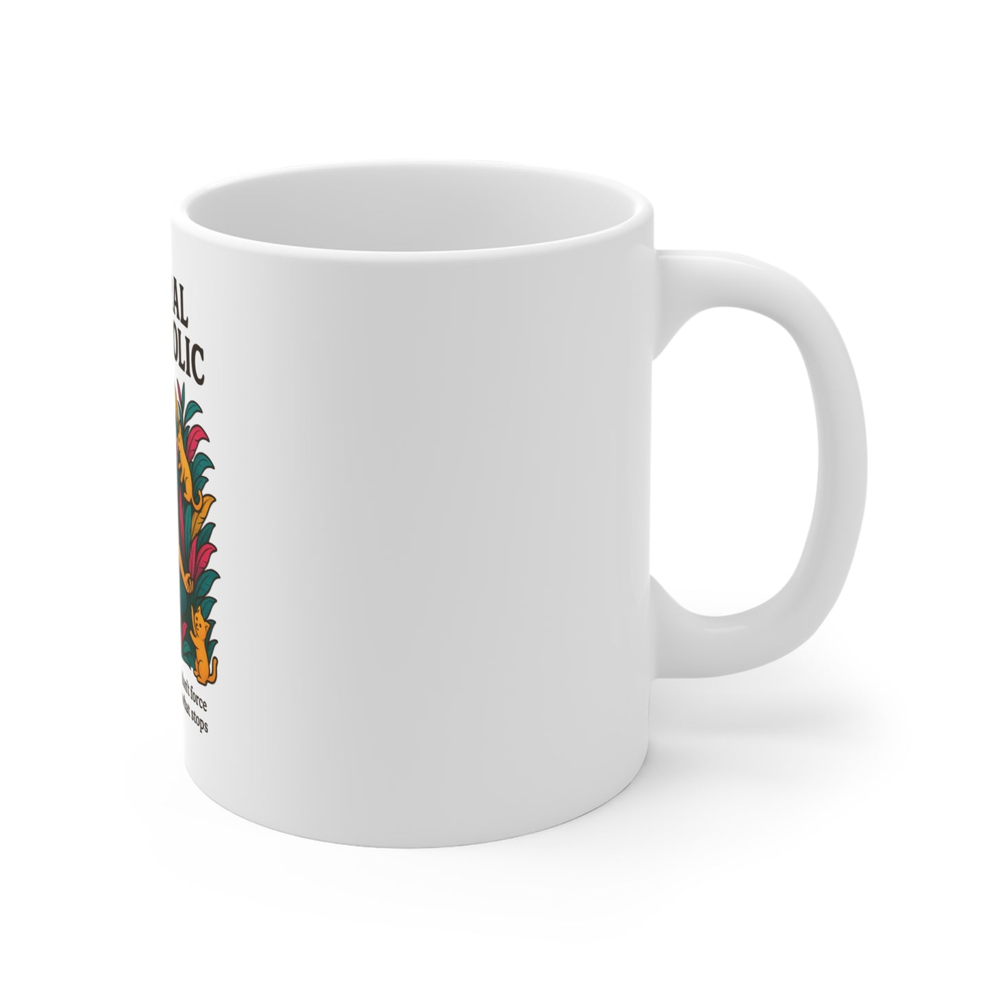 Feral Plantaholic Mug - Perfect for Plant Lovers, Coffee Drinkers, Gardeners, Self-Care, Unique Gift for Friends
