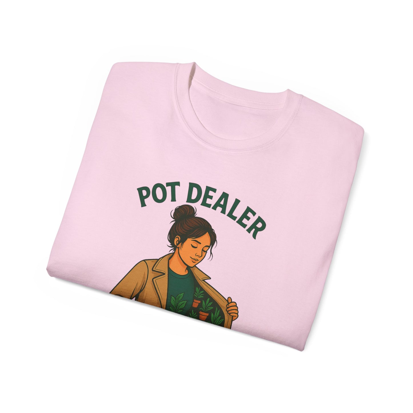 Pot Dealer Unisex Tee - Fun Plant Lover Gift, Gardening Shirt, Cute T-Shirt for Herb Enthusiasts, Plant Lover Apparel, Nature Lover Style