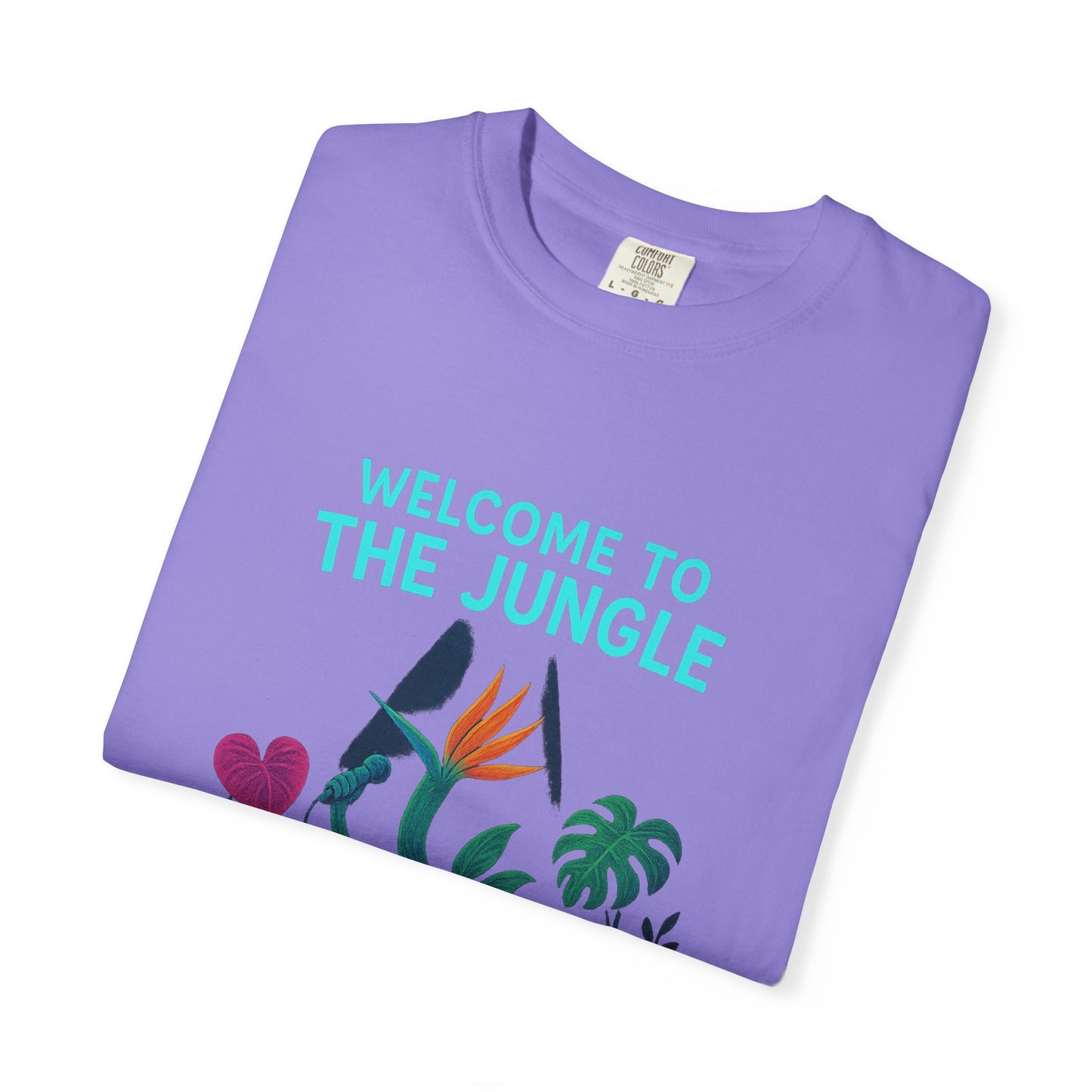 Welcome to the Jungle T-Shirt - Vibrant Unisex Tees for Nature Lovers, Music Festivals, Summer, Gifts, Eco-Friendly Fashion