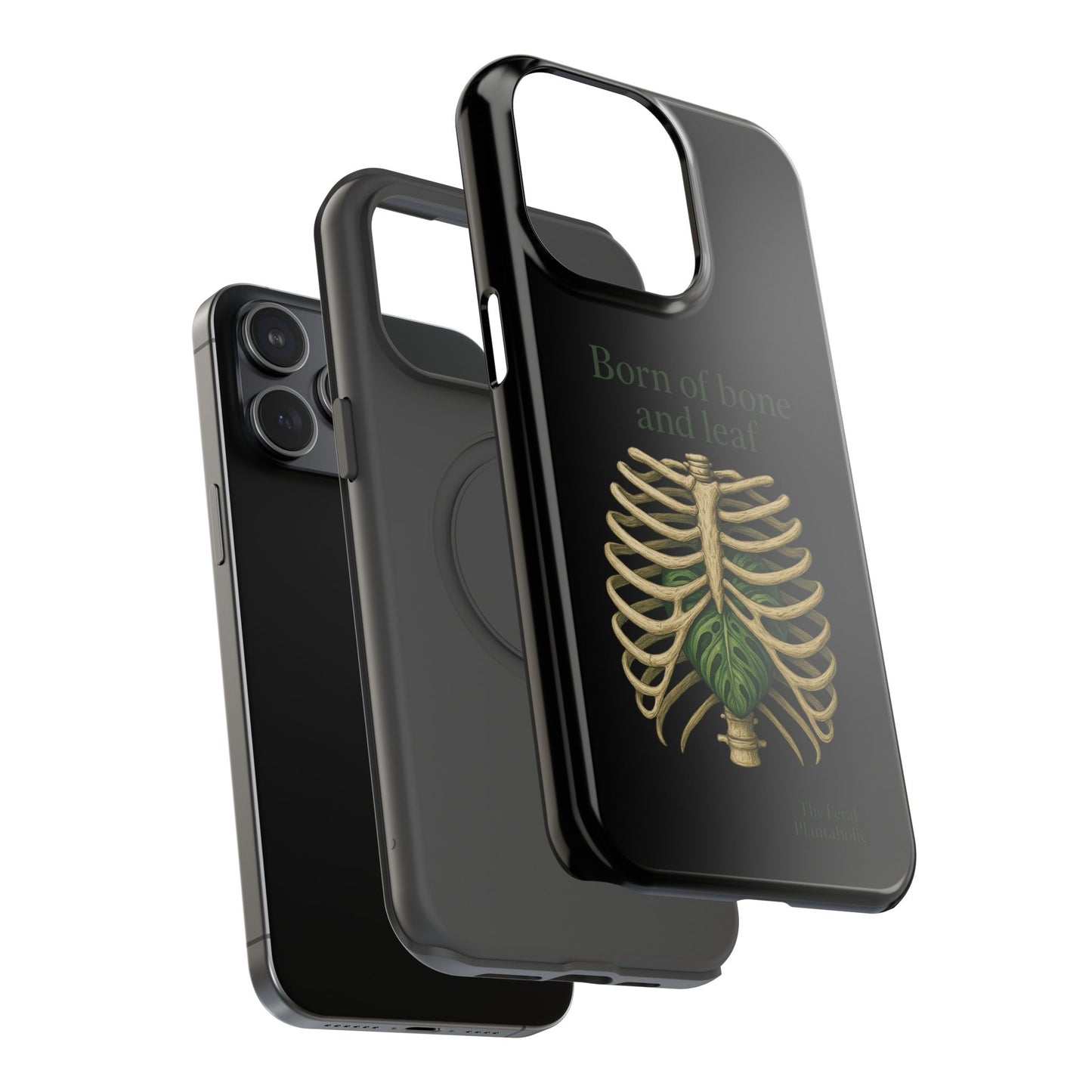 Born of Bone and Leaf Phone Case — Impact-Resistant iPhone Cover