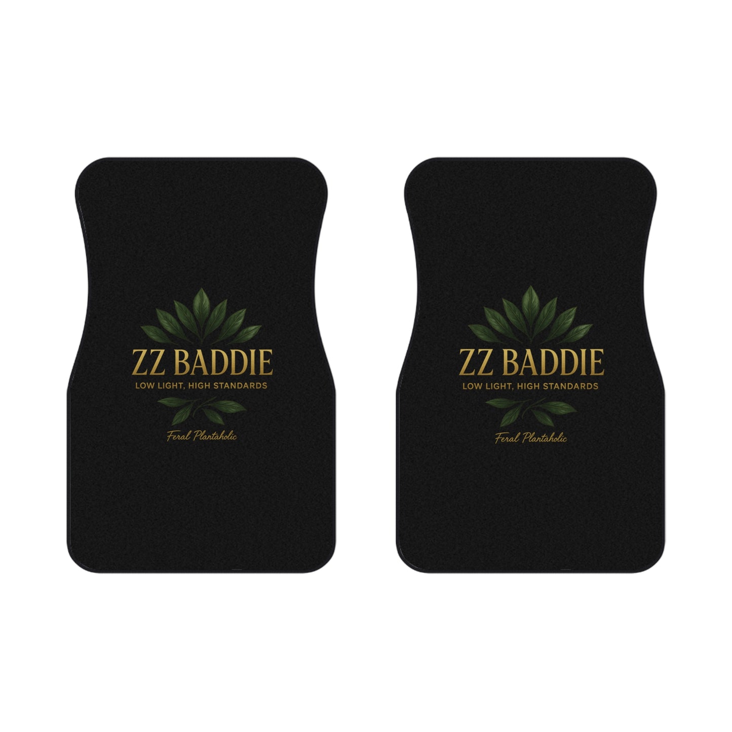 Stylish Car Mats - ZZ BADDIE Design, Custom Car Accessories, Trendy Mat Set, Gift for Car Lovers, Durable Floor Mats, Unique Car Decor