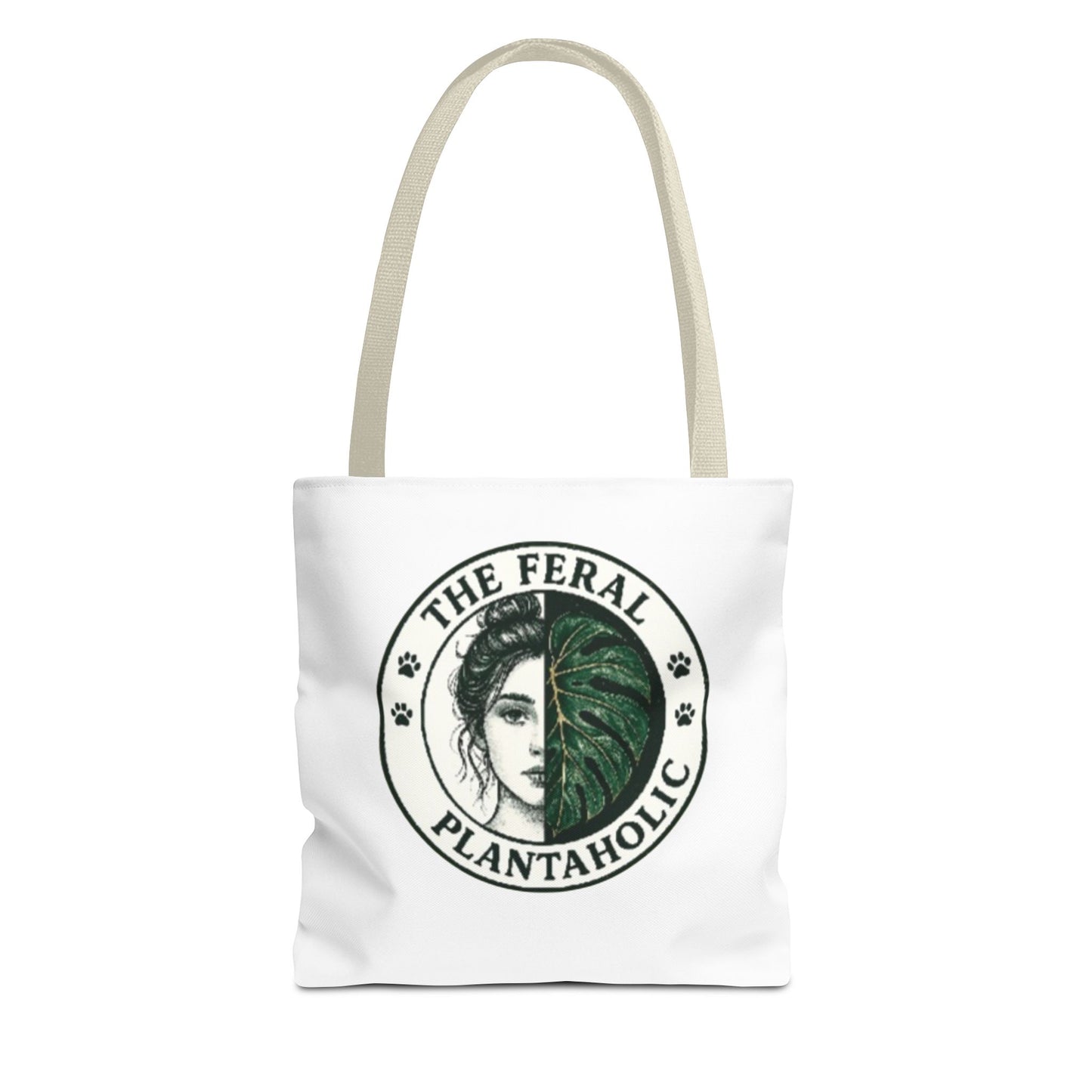 Feral Plantaholic Tote Bag | Eco-Friendly Grocery Bag, Gift for Plant Lovers, Boho Style, Greenery Accessories