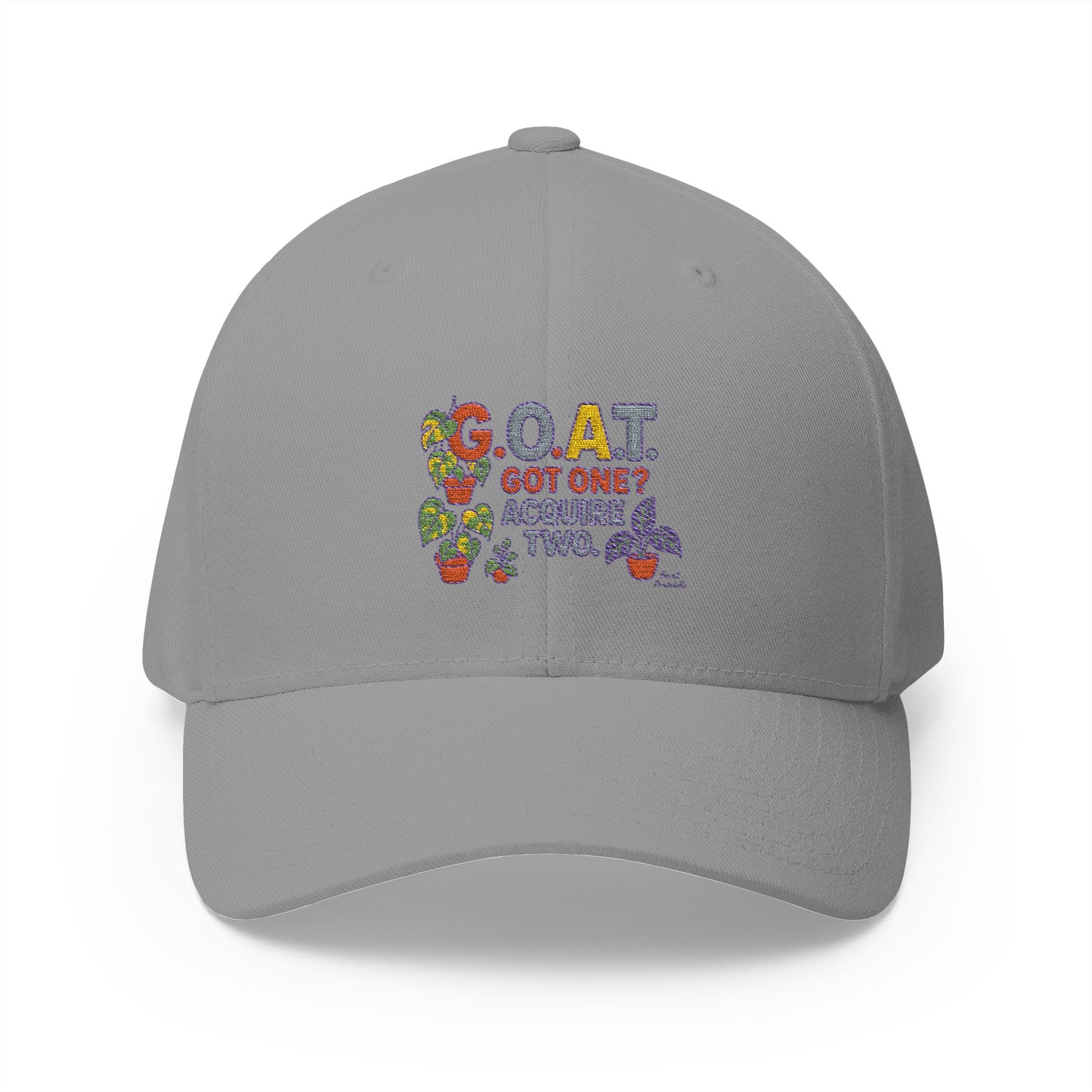 Embroidered Cap with Fun Design, Baseball Hat, G.O.A.T. Hat, Outdoor Gear, Gift for Sports Lovers, Adjustable Hat