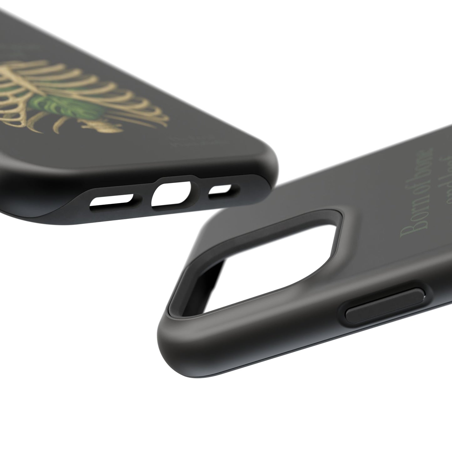Born of Bone and Leaf Phone Case — Impact-Resistant iPhone Cover