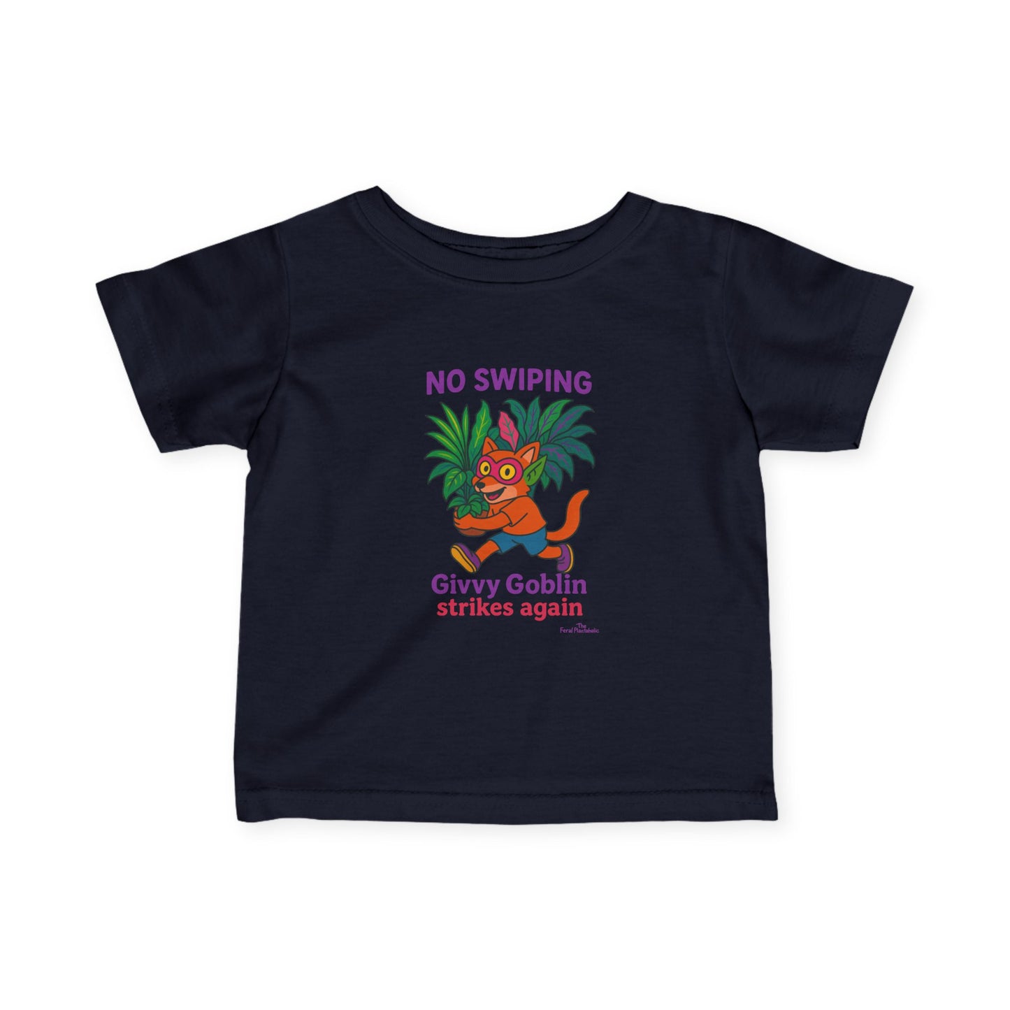 Playful Infant Tee with Goblin Design, Cute Baby Shirt, Fun Toddler Top, Gift for Kids, Nursery Decor, Playful Clothing