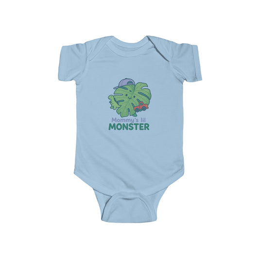 Cute Monster Baby Bodysuit, Adorable Baby Outfit, Gift for Newborns, Toddler Clothes, Mommy's Little Monster Apparel