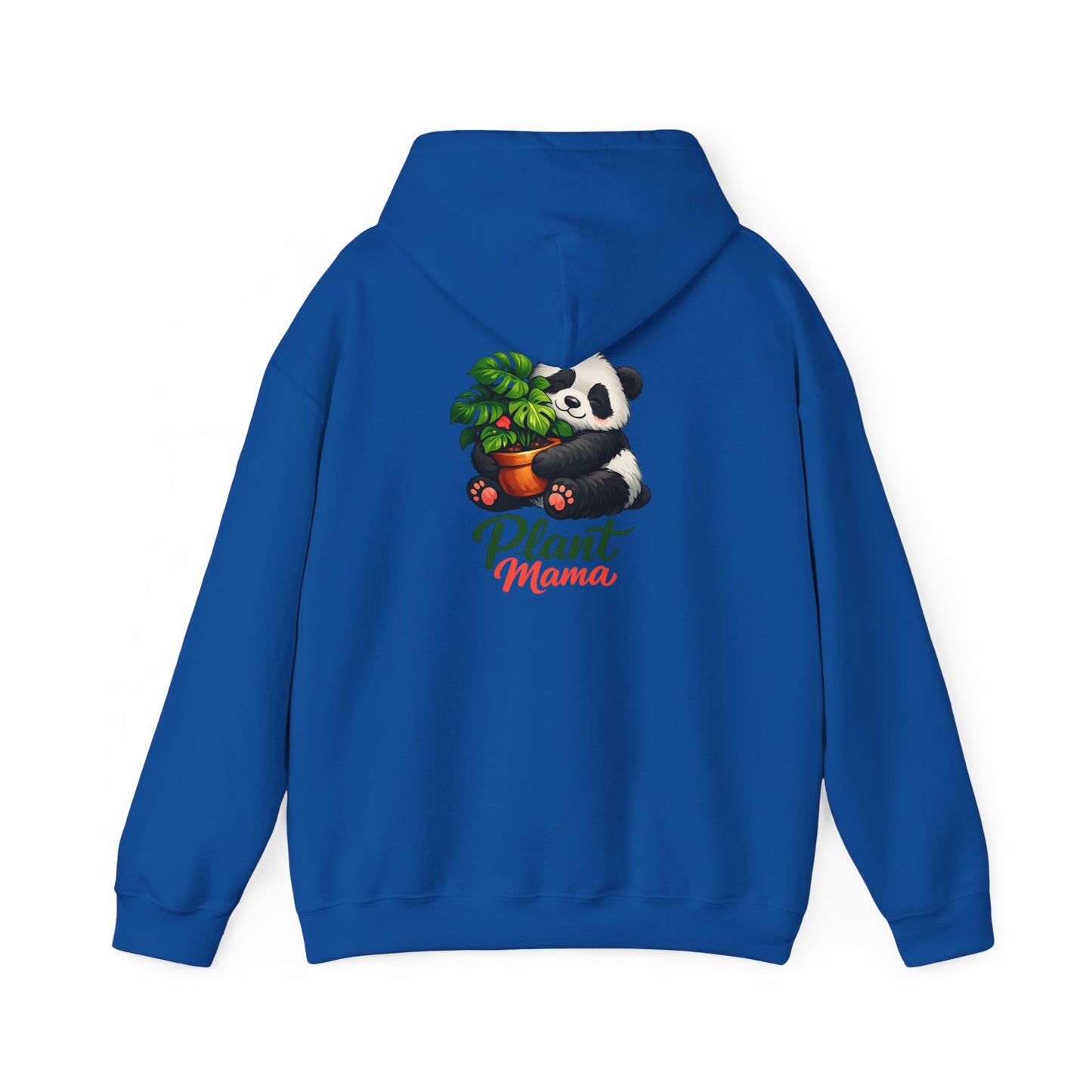 Plant Mama Hoodie — Cute Panda Holding Houseplant Sweatshirt