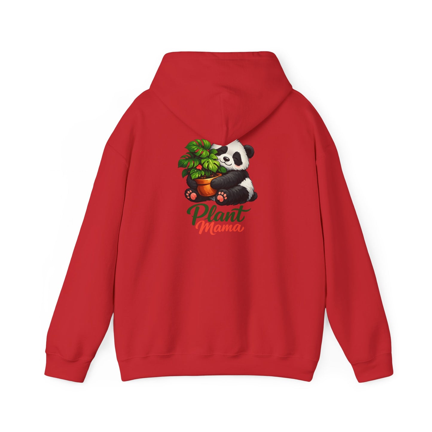Plant Mama Hoodie — Cute Panda Holding Houseplant Sweatshirt