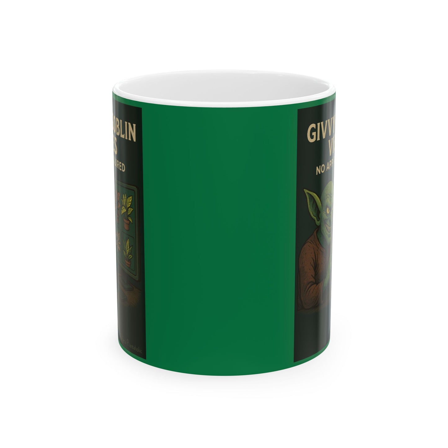Whimsical Ceramic Mug, Fantasy Coffee Cup, Goblin Theme, Gift for Gamers, Unique Home Decor, Ideal for Holidays