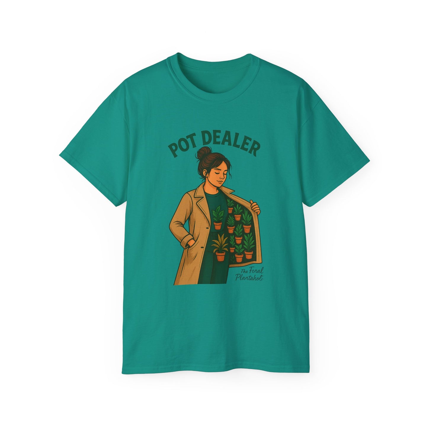 Pot Dealer Unisex Tee - Fun Plant Lover Gift, Gardening Shirt, Cute T-Shirt for Herb Enthusiasts, Plant Lover Apparel, Nature Lover Style