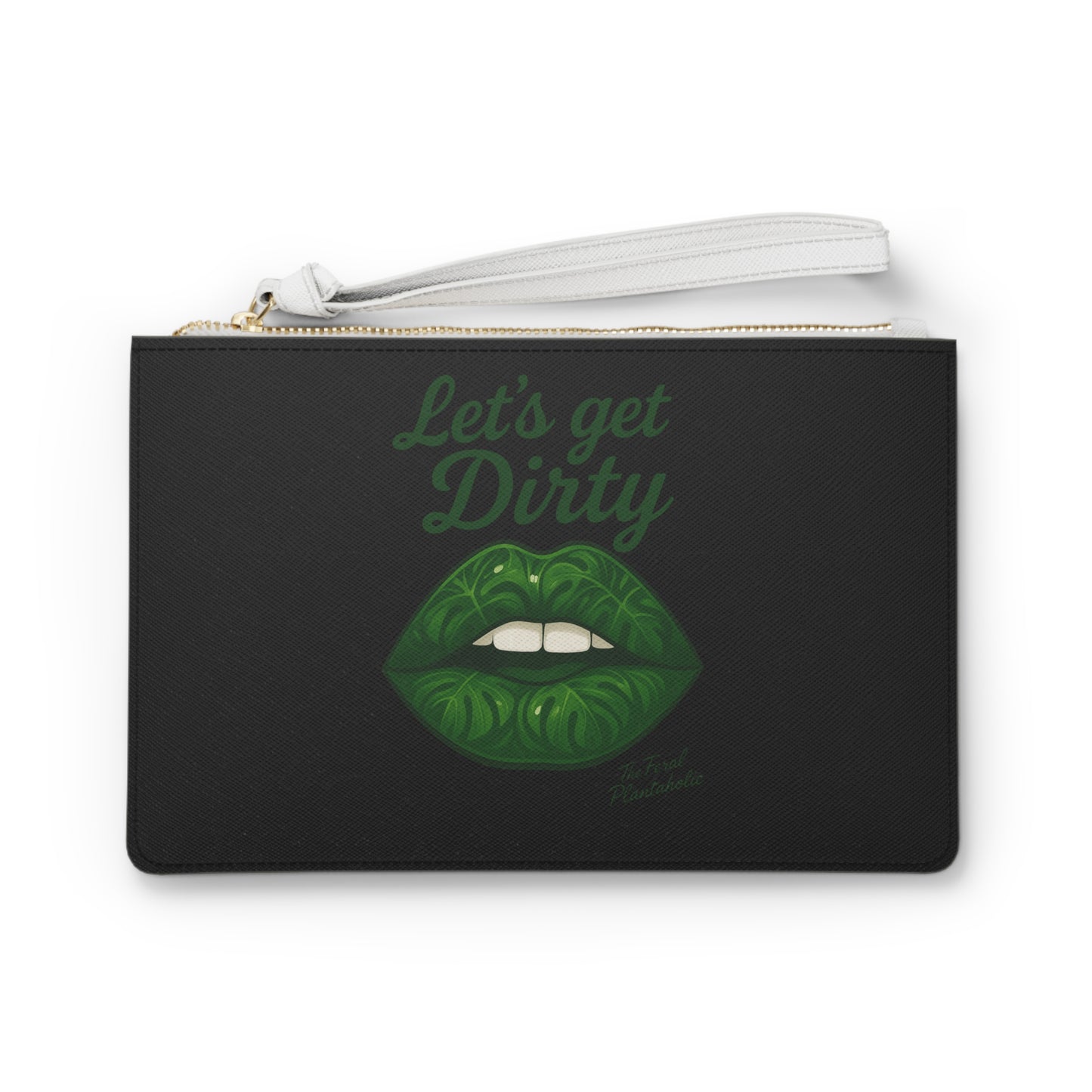 Tropical Green Clutch Bag - "Let's Get Dirty"