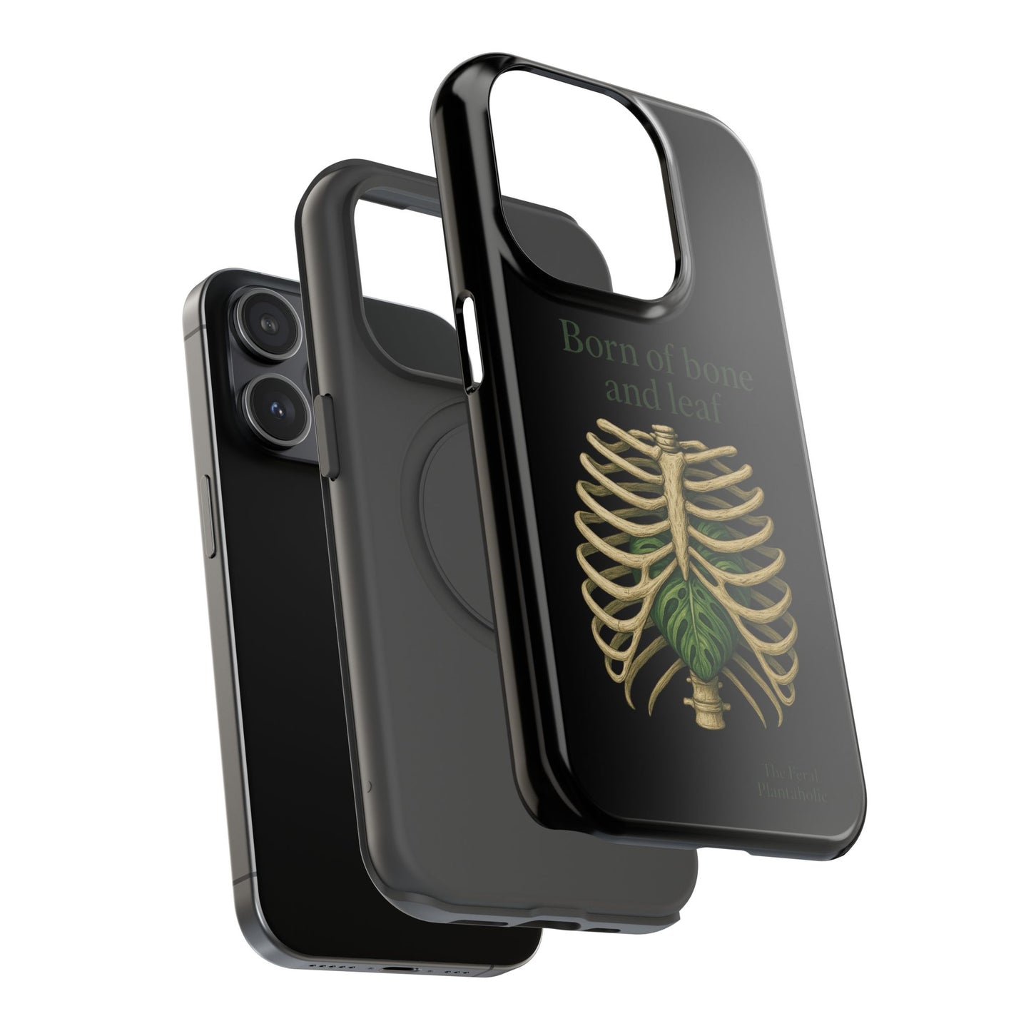 Born of Bone and Leaf Phone Case — Impact-Resistant iPhone Cover