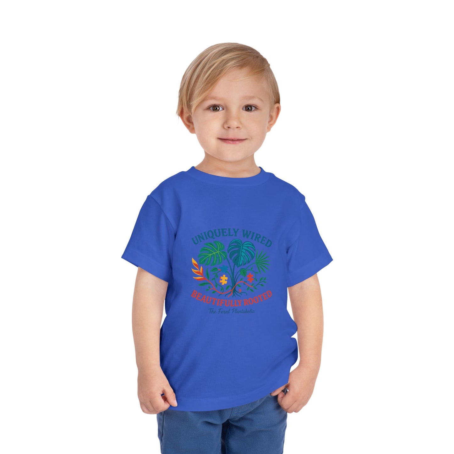 Tropical Vibes Toddler Tee - Uniquely Wired, Beautifully Rooted