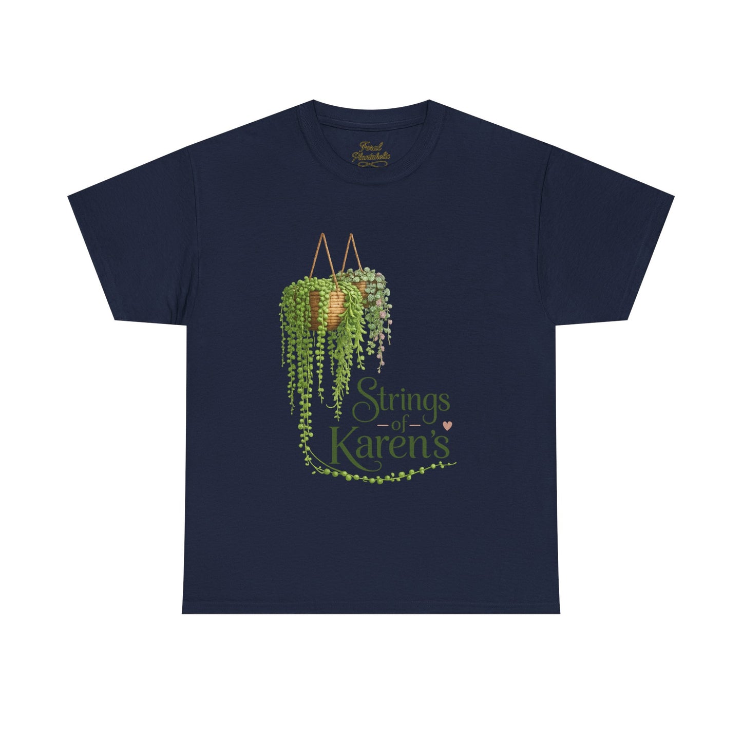 Strings of Karen's Plant Lover T‑Shirt — Hanging Pothos Graphic Tee