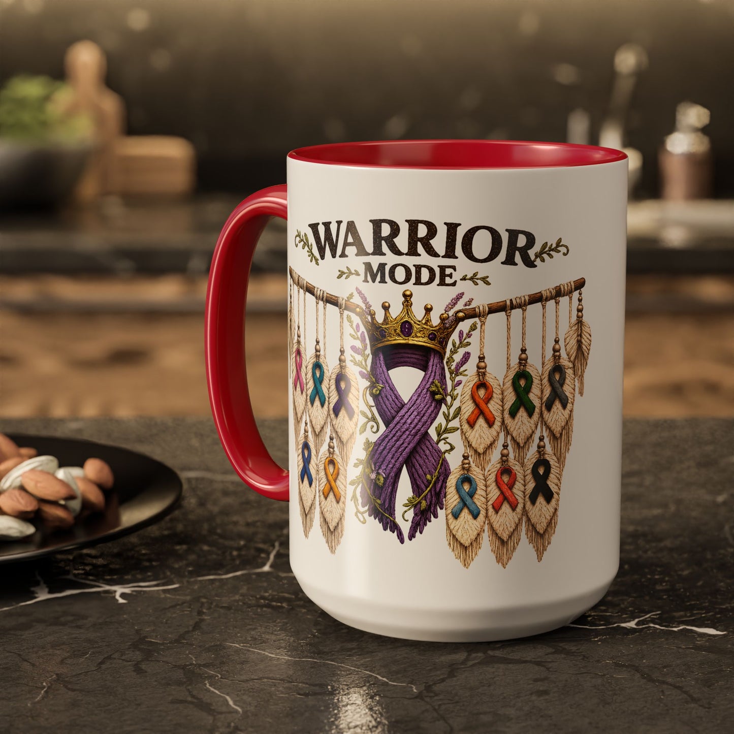 Cancer Awareness Dreamcatcher Coffee Mug (11oz, 15oz)