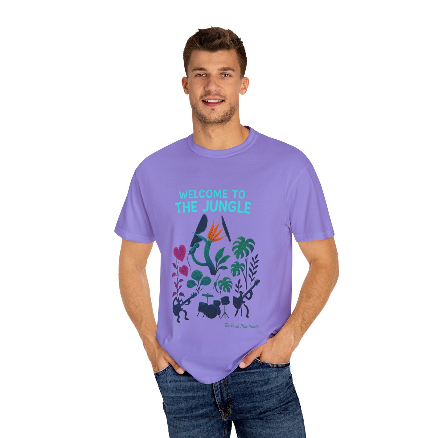 Welcome to the Jungle T-Shirt - Vibrant Unisex Tees for Nature Lovers, Music Festivals, Summer, Gifts, Eco-Friendly Fashion