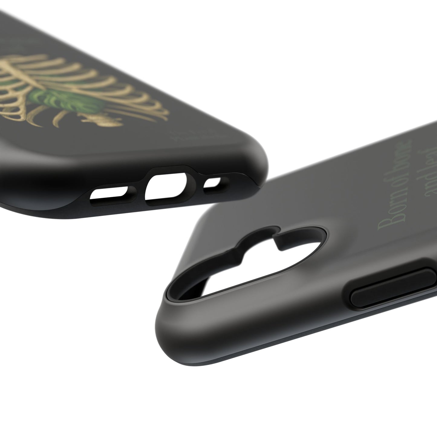 Born of Bone and Leaf Phone Case — Impact-Resistant iPhone Cover