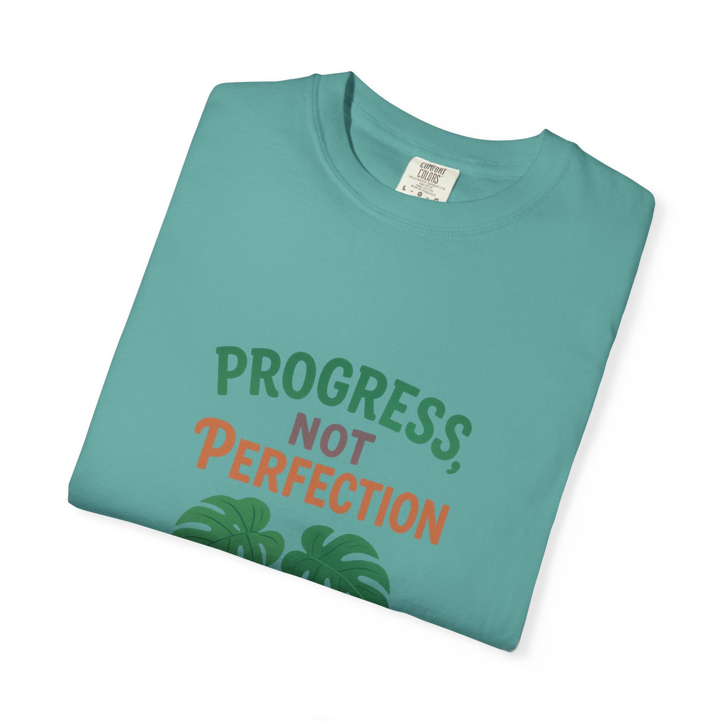 Progress Not Perfection Plant T-Shirt, Casual Unisex Tee, Gift for Plant Lovers, Eco-Friendly Fashion, Gardening Apparel, Relaxed Fit