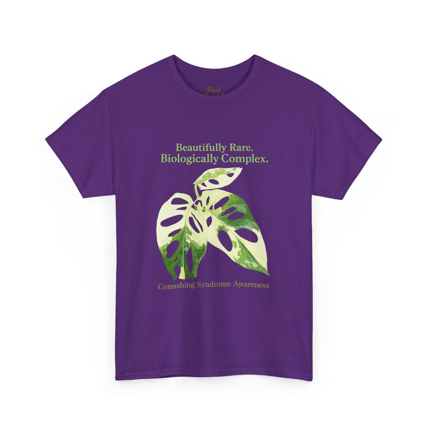 Monstera 'Beautifully Rare' Awareness Tee — Cornelia de Lange Syndrome