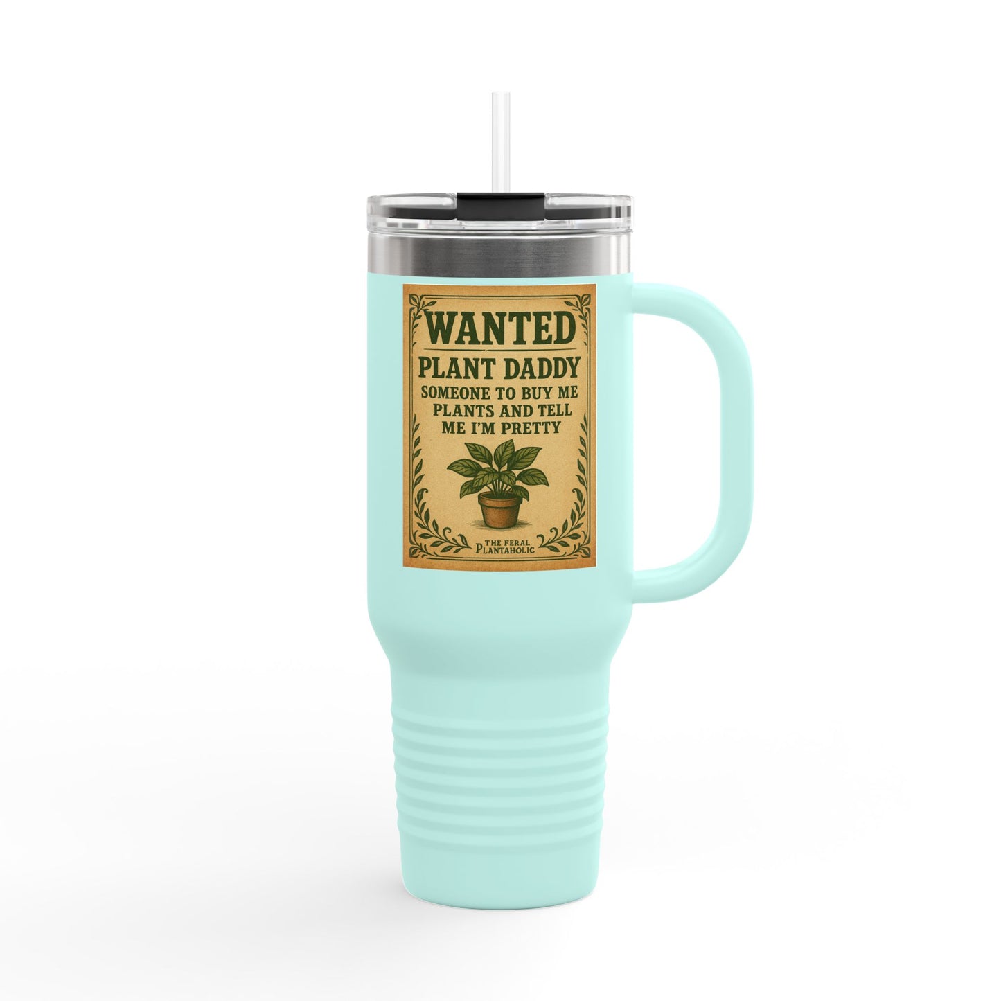 Wanted Plant Daddy Insulated Travel Mug, 40oz - Perfect Gift for Plant Lovers, Gardening Enthusiasts, Mother's Day, Father's Day, [...]