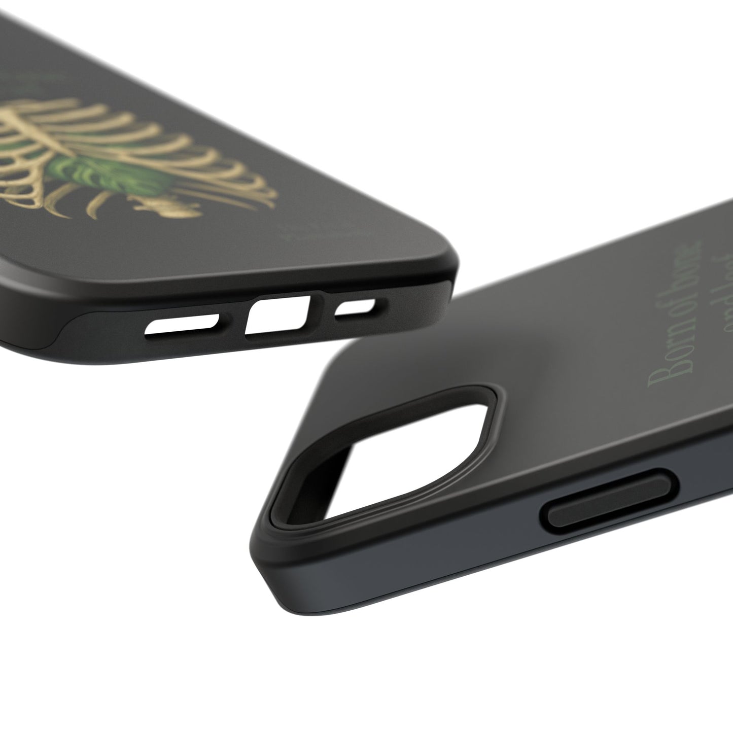 Born of Bone and Leaf Phone Case — Impact-Resistant iPhone Cover