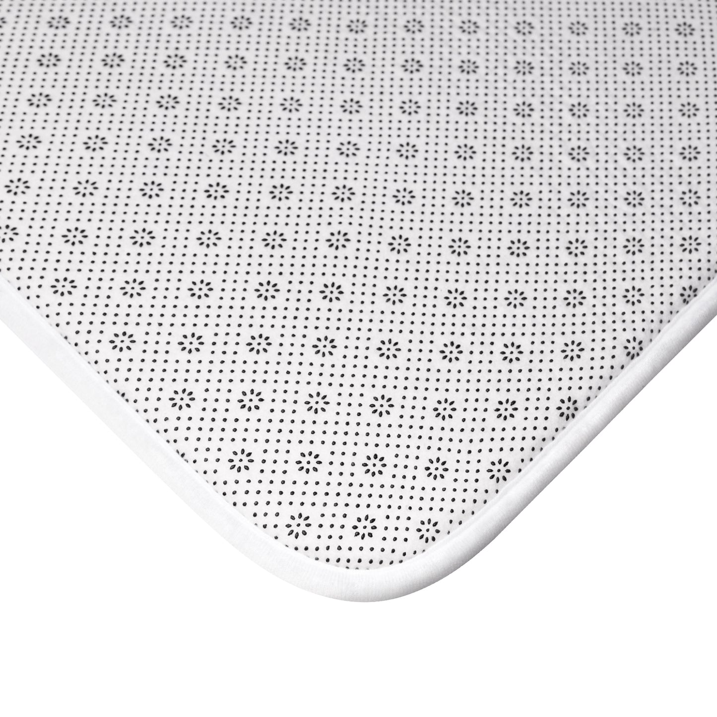 Tropical Monstera Bath Mat — Green Leaf Bathroom Rug