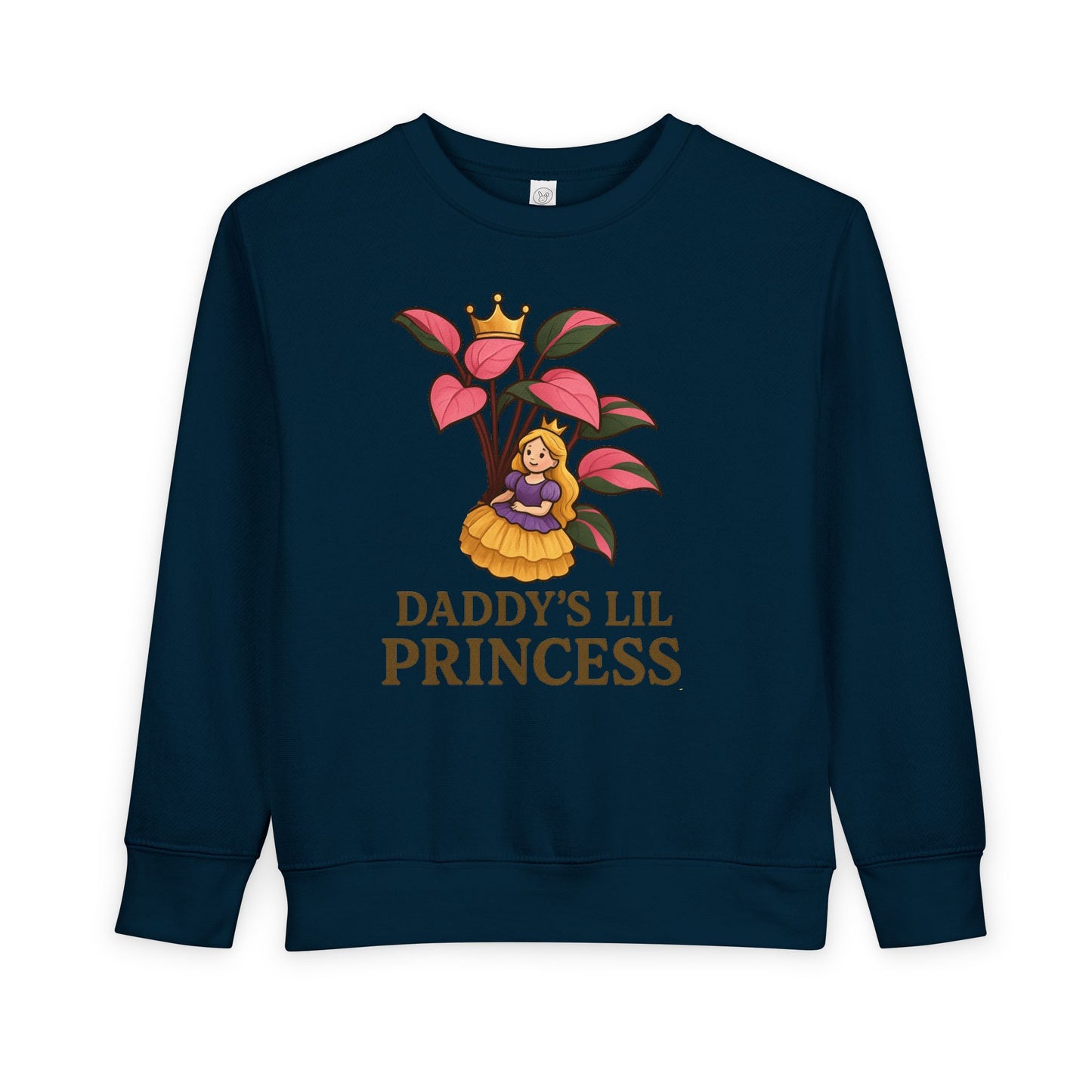 Toddler Sweatshirt - Daddy's Lil Princess, Cute Kids Sweatshirt, Toddler Gifts, Birthday Apparel, Little Princess Outfit, Baby Shower Gift