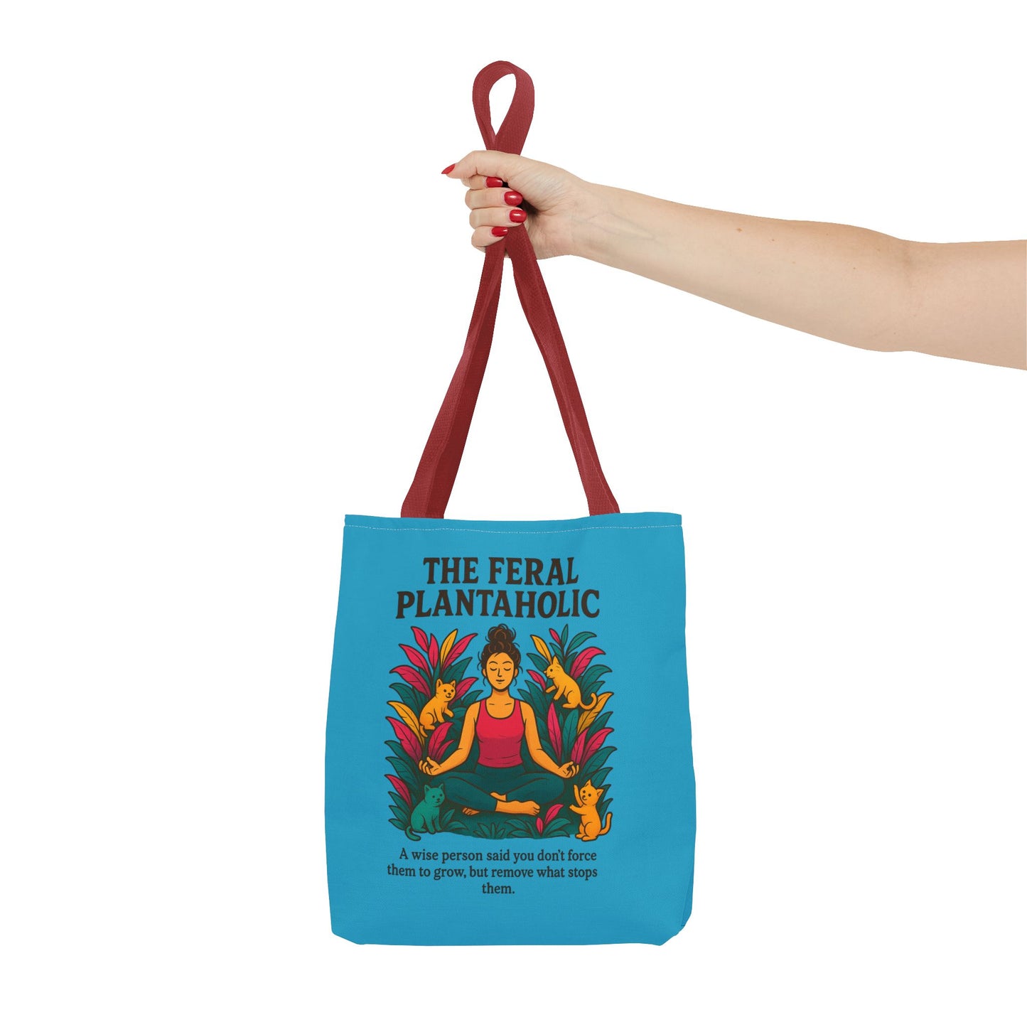 Feral Plantaholic Tote Bag - Eco-Friendly Shopping Bag, Gardening Lover Gift, Nature Enthusiast Accessory, Earth Day Must-Have
