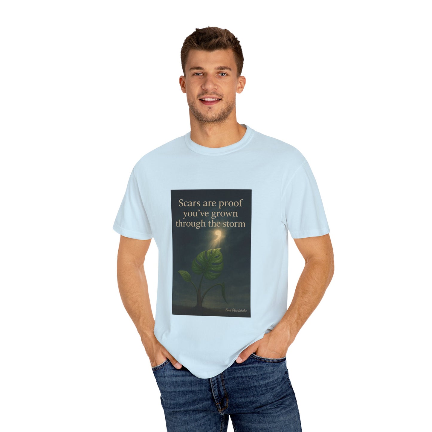 Inspiring Growth T-Shirt - Scars are Proof, Perfect for Motivational Gifts, Self-Care, Encouragement, Unisex Apparel