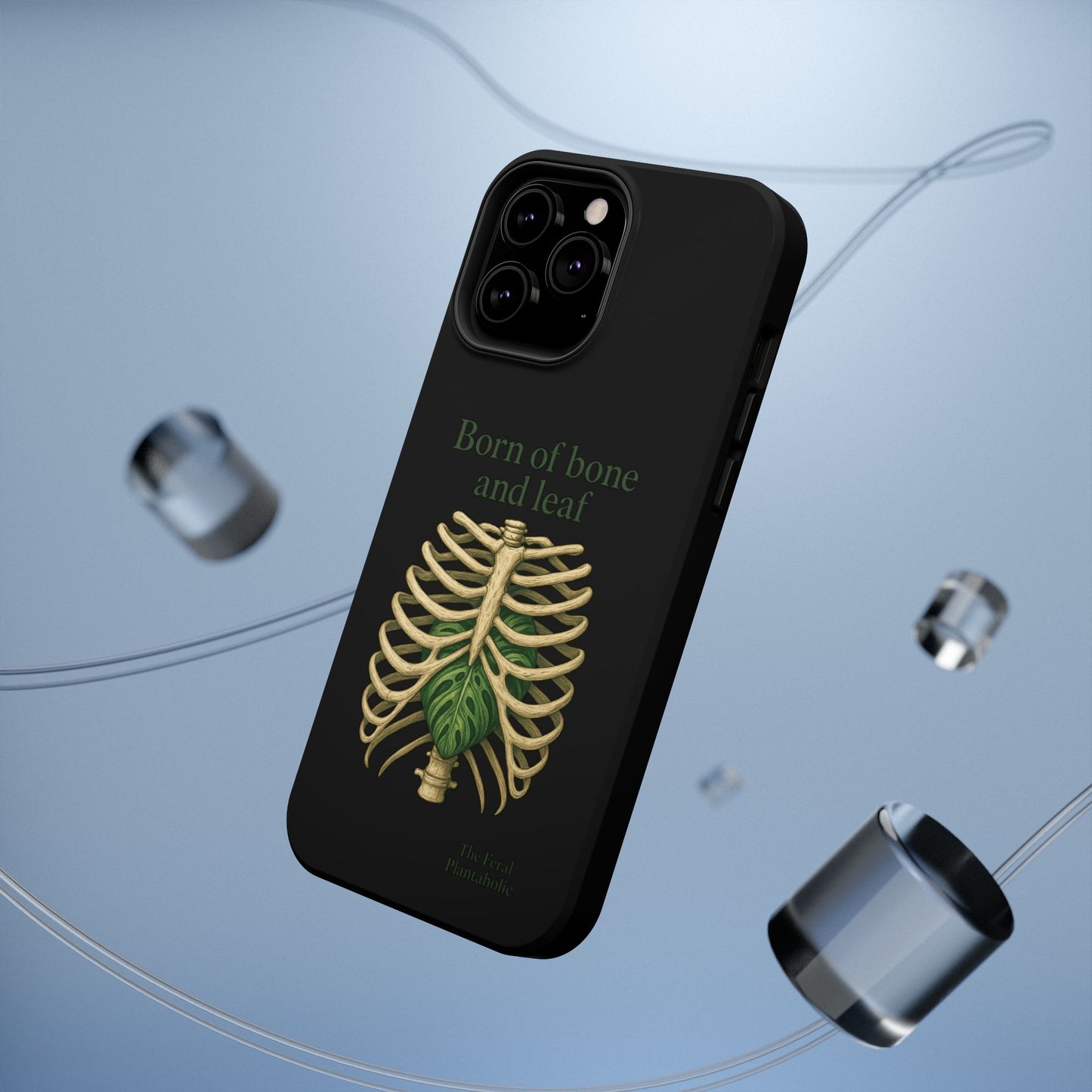 Born of Bone and Leaf Phone Case — Impact-Resistant iPhone Cover