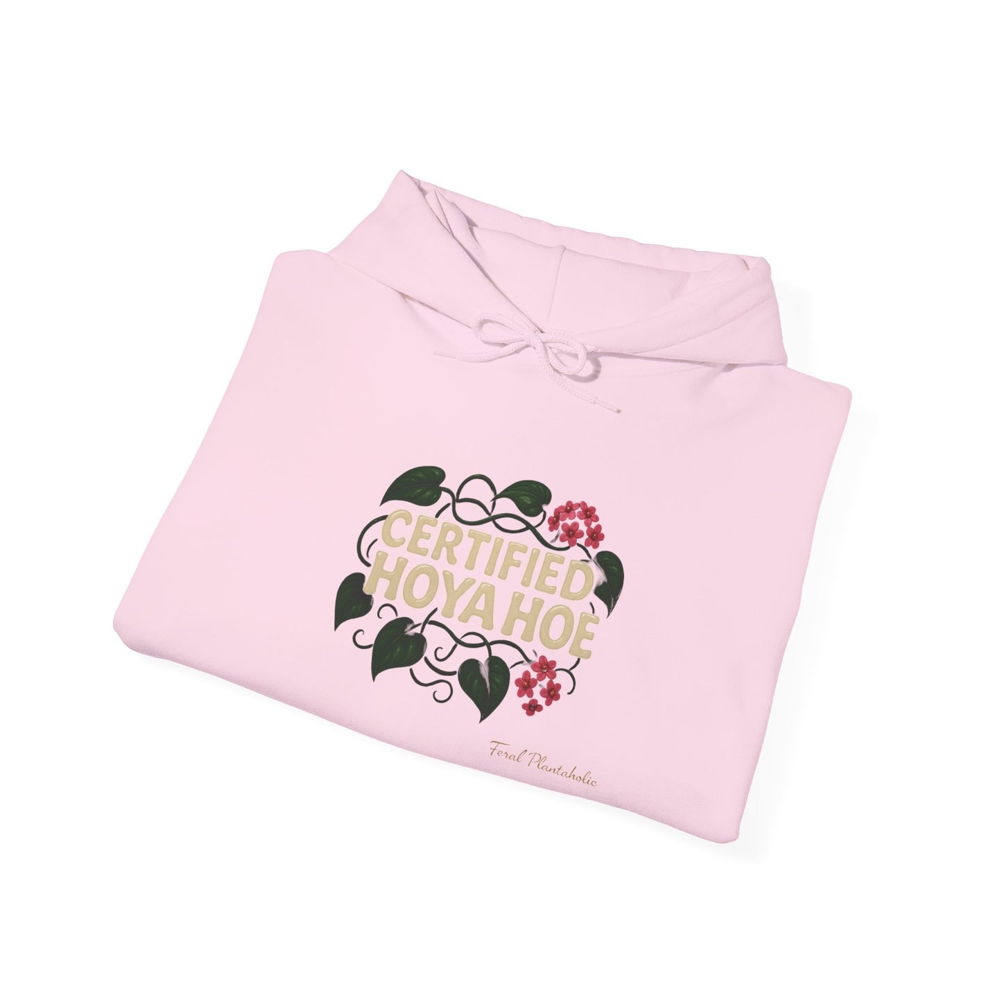 Certified Hoya Hoe Hoodie, Cute Plant Lover Sweatshirt, Gardening Gift, Cozy Unisex Sweater, Nature Lover Apparel