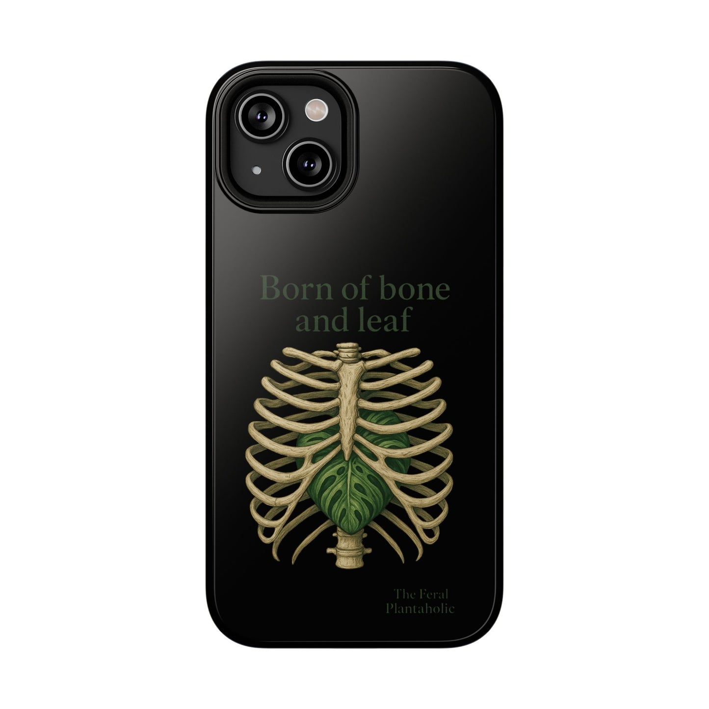 Born of Bone and Leaf Phone Case — Impact-Resistant iPhone Cover