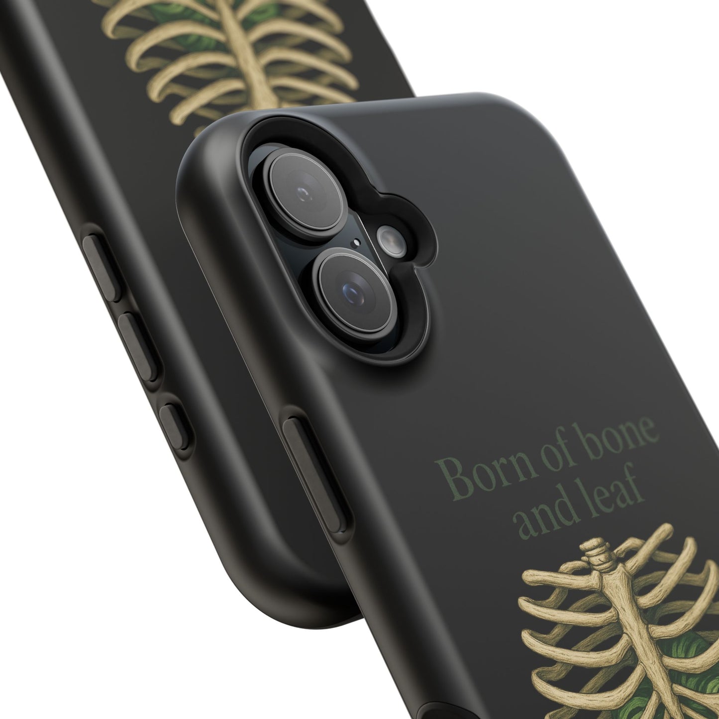 Born of Bone and Leaf Phone Case — Impact-Resistant iPhone Cover
