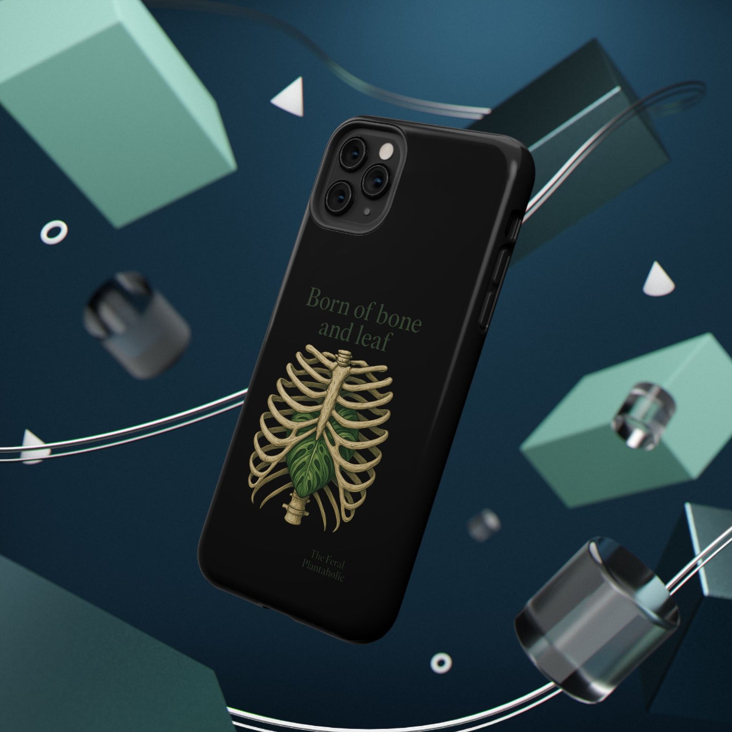 Born of Bone and Leaf Phone Case — Impact-Resistant iPhone Cover