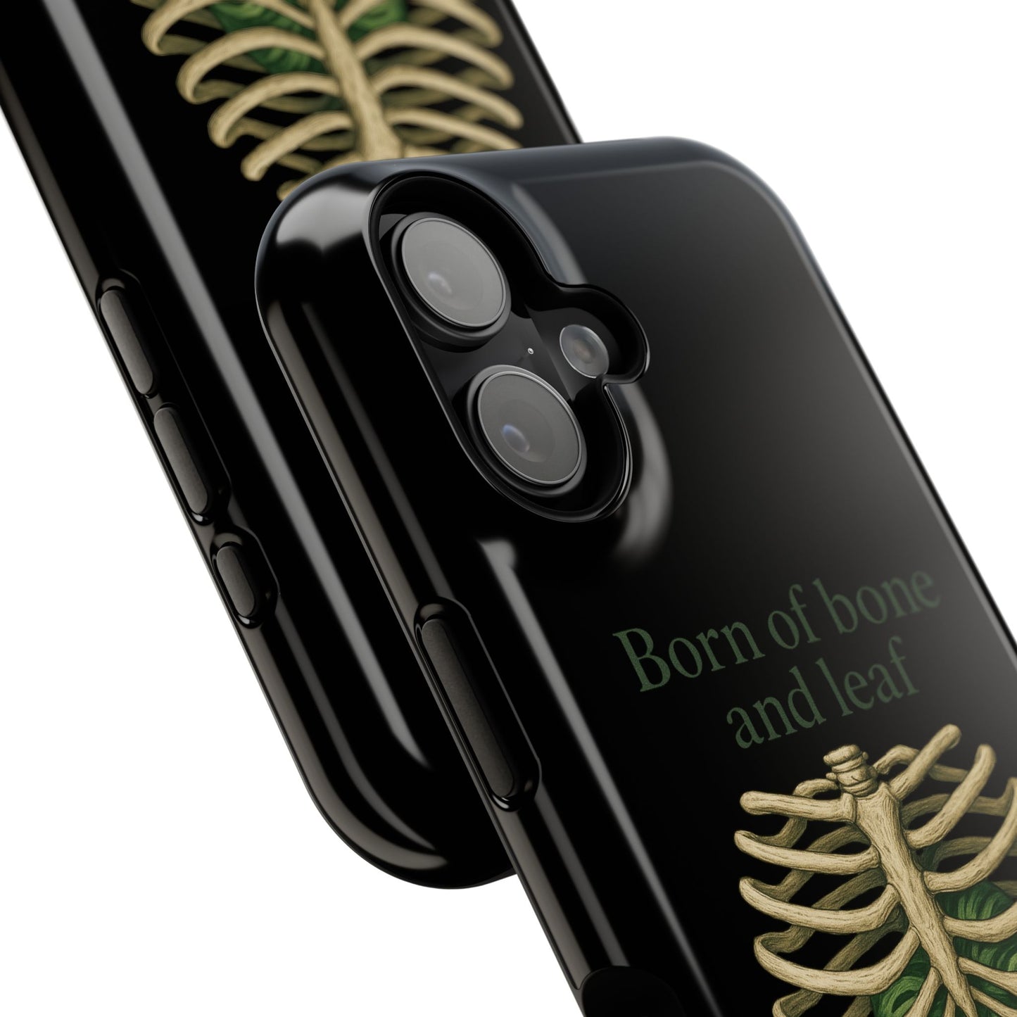 Born of Bone and Leaf Phone Case — Impact-Resistant iPhone Cover