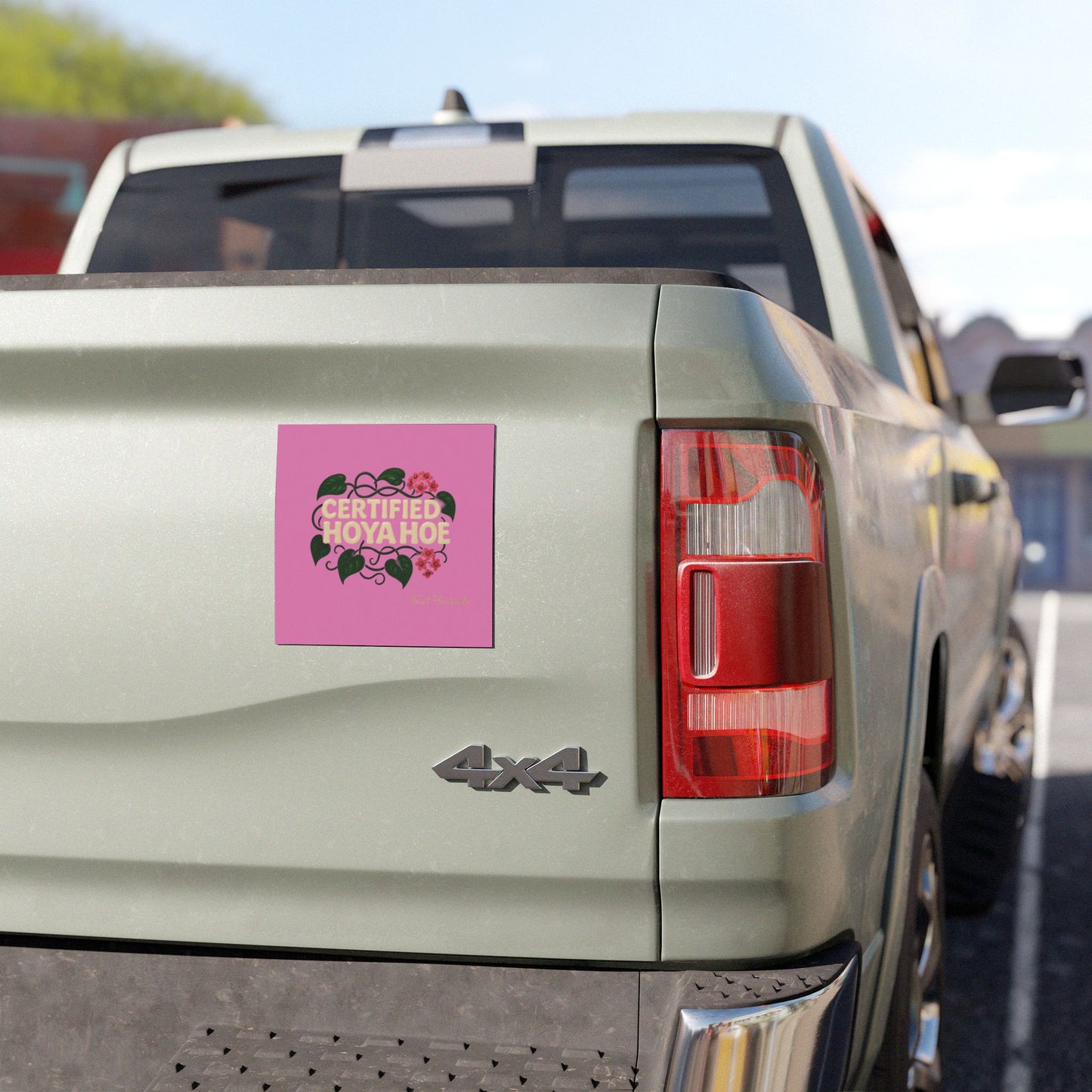 Certified Hoya Hoe Car Magnet, Plant Lover Gift, Funny Car Decor, Perfect for Gardeners, Indoor Plant Enthusiasts, Car Accessories
