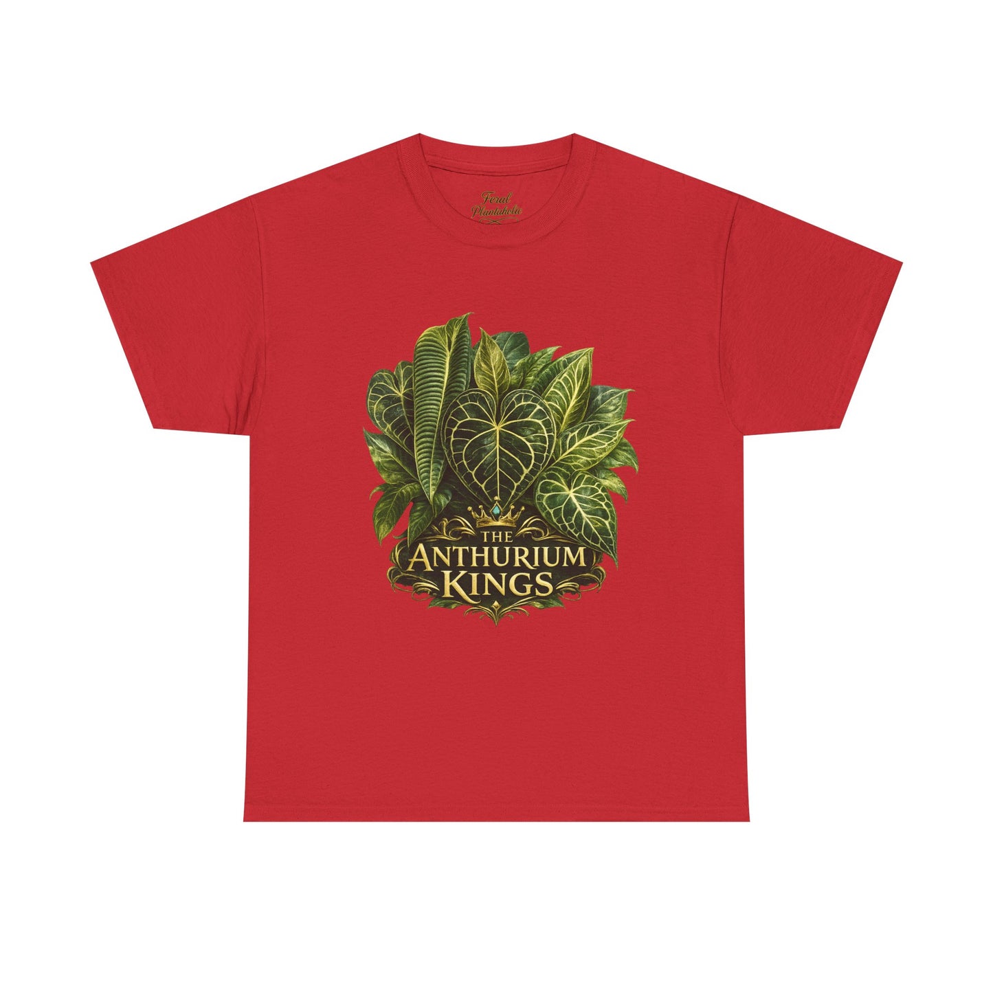 Anthurium Kings Tee — Botanical Green Leaf Plant Lover T-Shirt