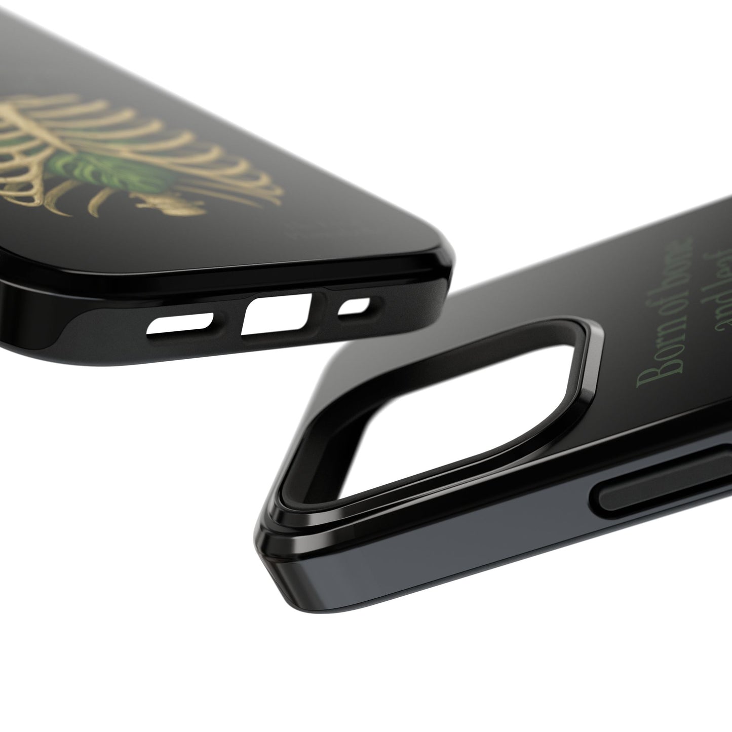 Born of Bone and Leaf Phone Case — Impact-Resistant iPhone Cover