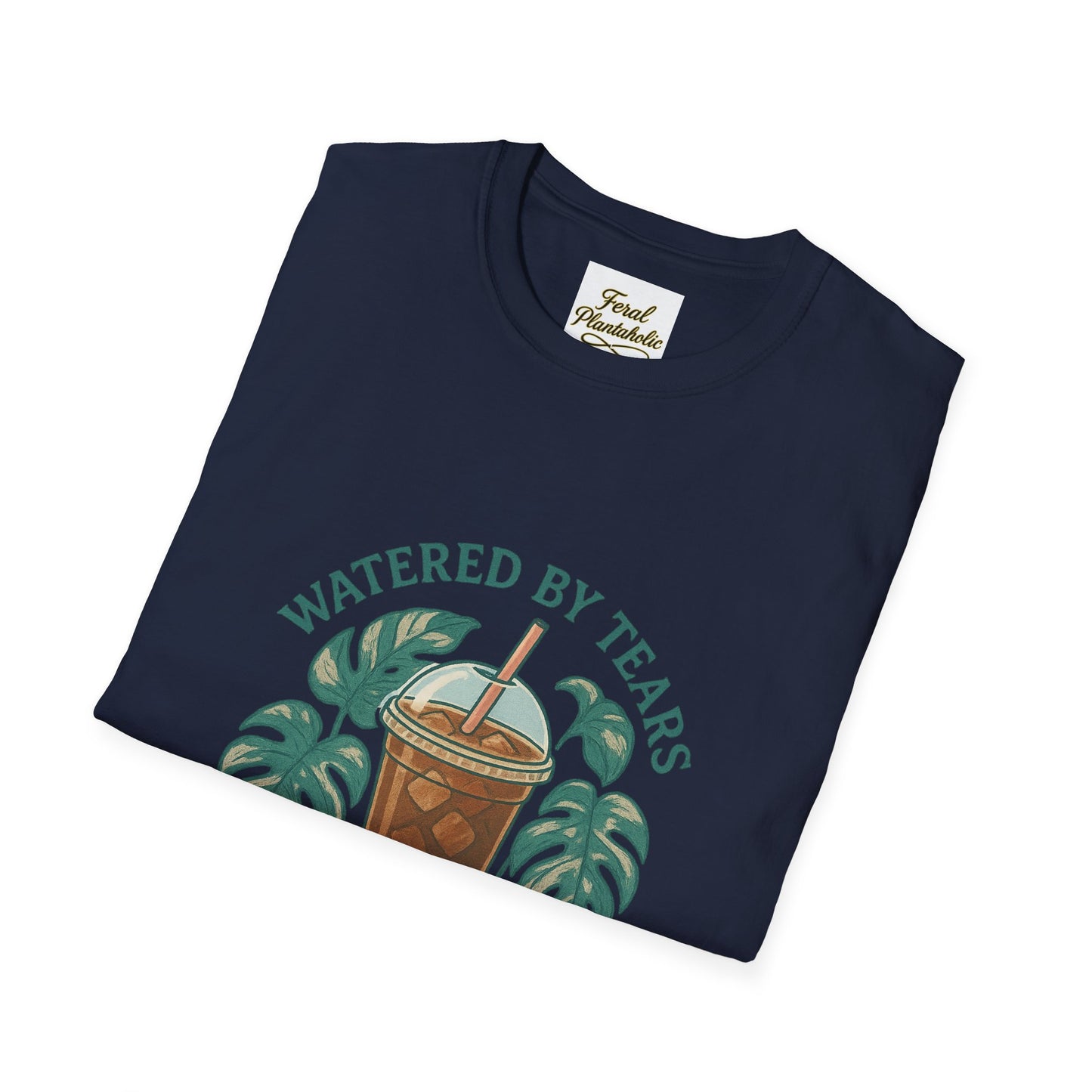 Watered by Tears and Coffee Unisex T-Shirt, Humorous Coffee Lover Shirt, Gift for Coffee Enthusiasts, Casual Wear, Perfect for [...]