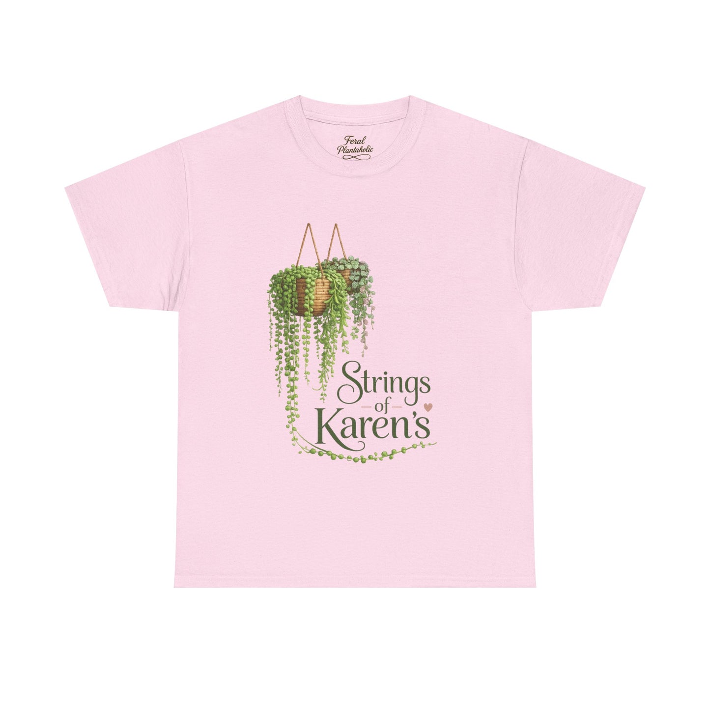 Strings of Karen's Plant Lover T‑Shirt — Hanging Pothos Graphic Tee