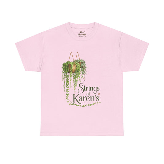 Strings of Karen's Plant Lover T‑Shirt — Hanging Pothos Graphic Tee