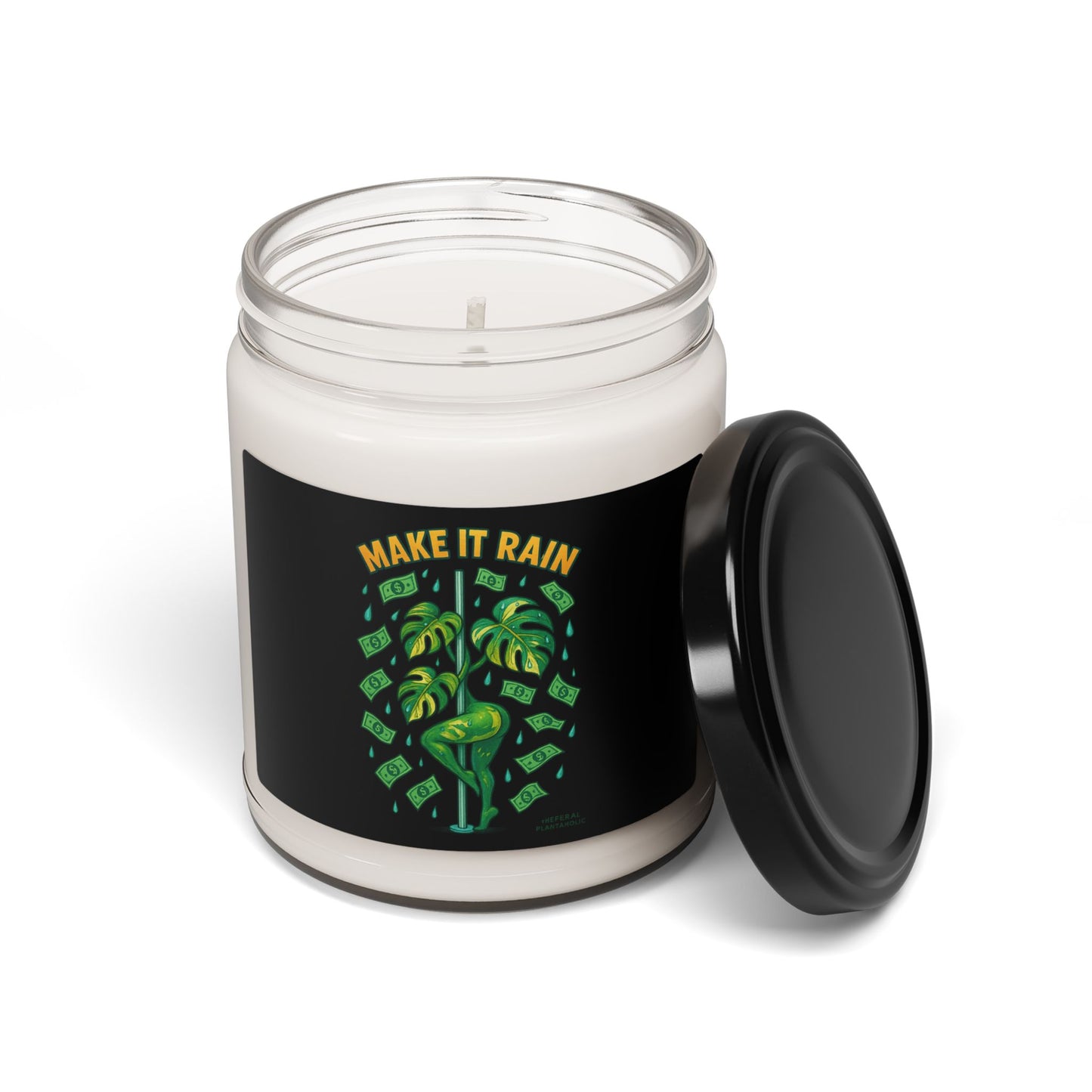 Make It Rain Scented Soy Candle, Relaxing Home Décor, Gift for Her, Self-Care Candle, Money-Themed Home Fragrance, Party Favor, [...]