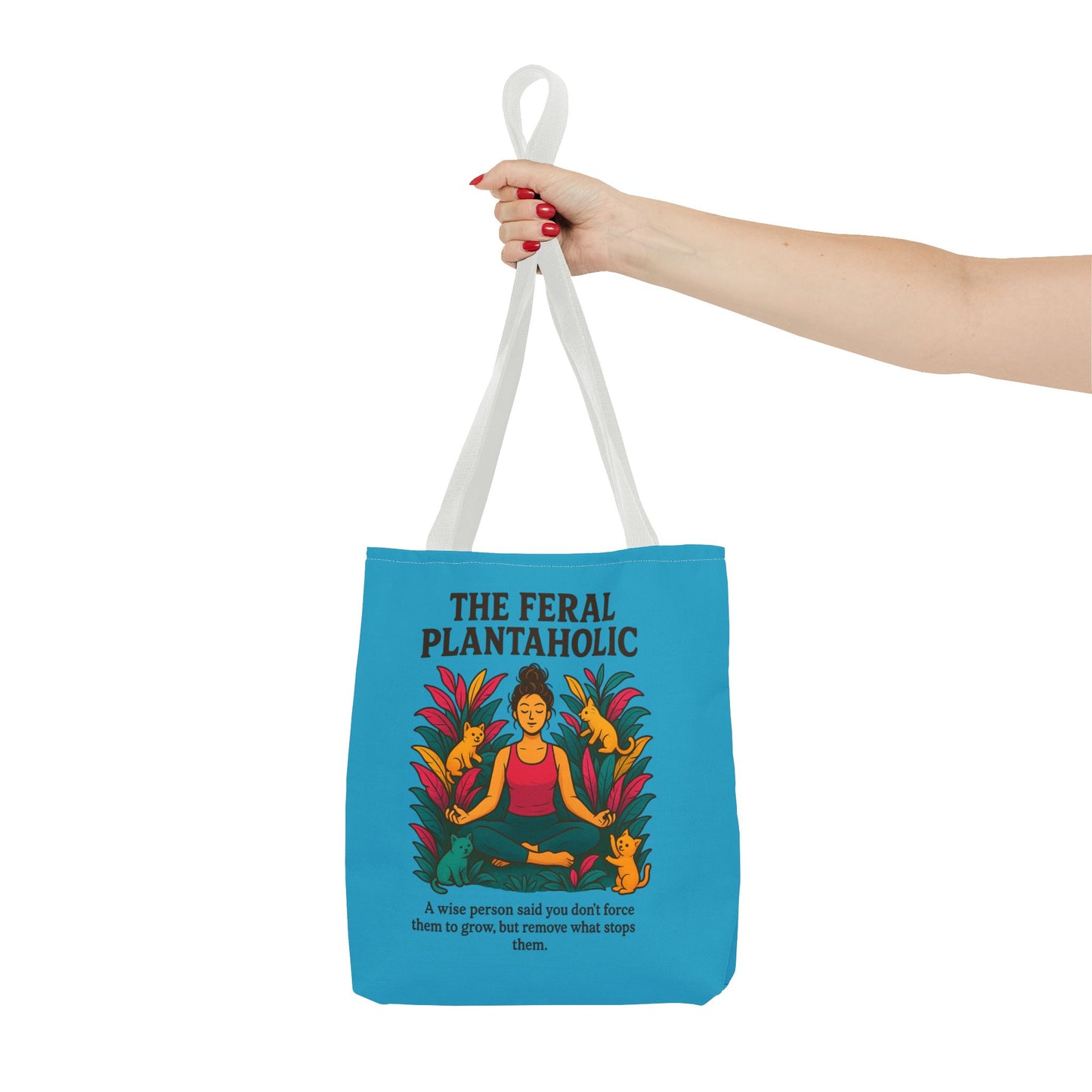 Feral Plantaholic Tote Bag - Eco-Friendly Shopping Bag, Gardening Lover Gift, Nature Enthusiast Accessory, Earth Day Must-Have