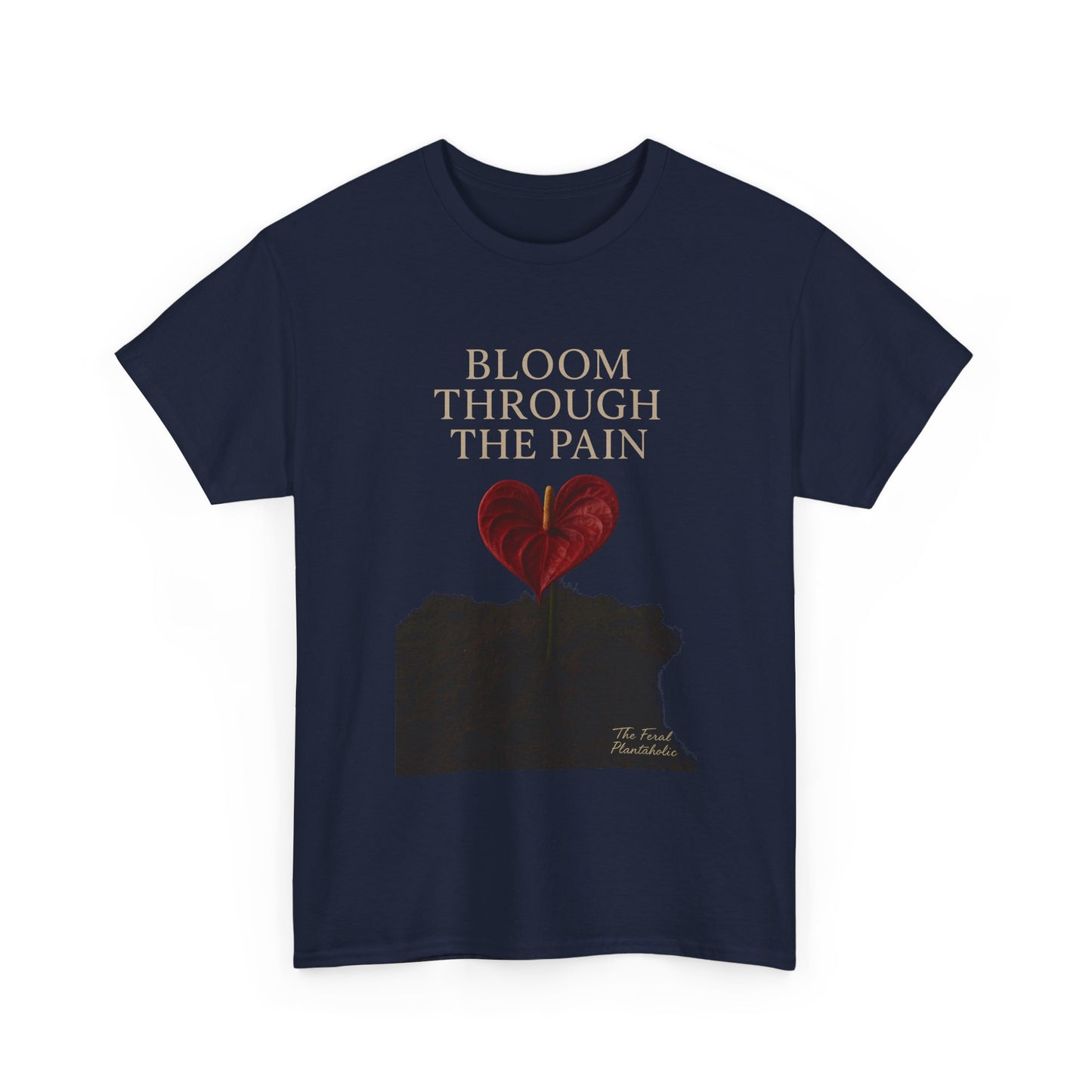 Bloom Through the Pain Unisex Heavy Cotton Tee | Inspirational Shirt, Motivational T-Shirt, Gift for Recovery, Grief Support, Mental [...]