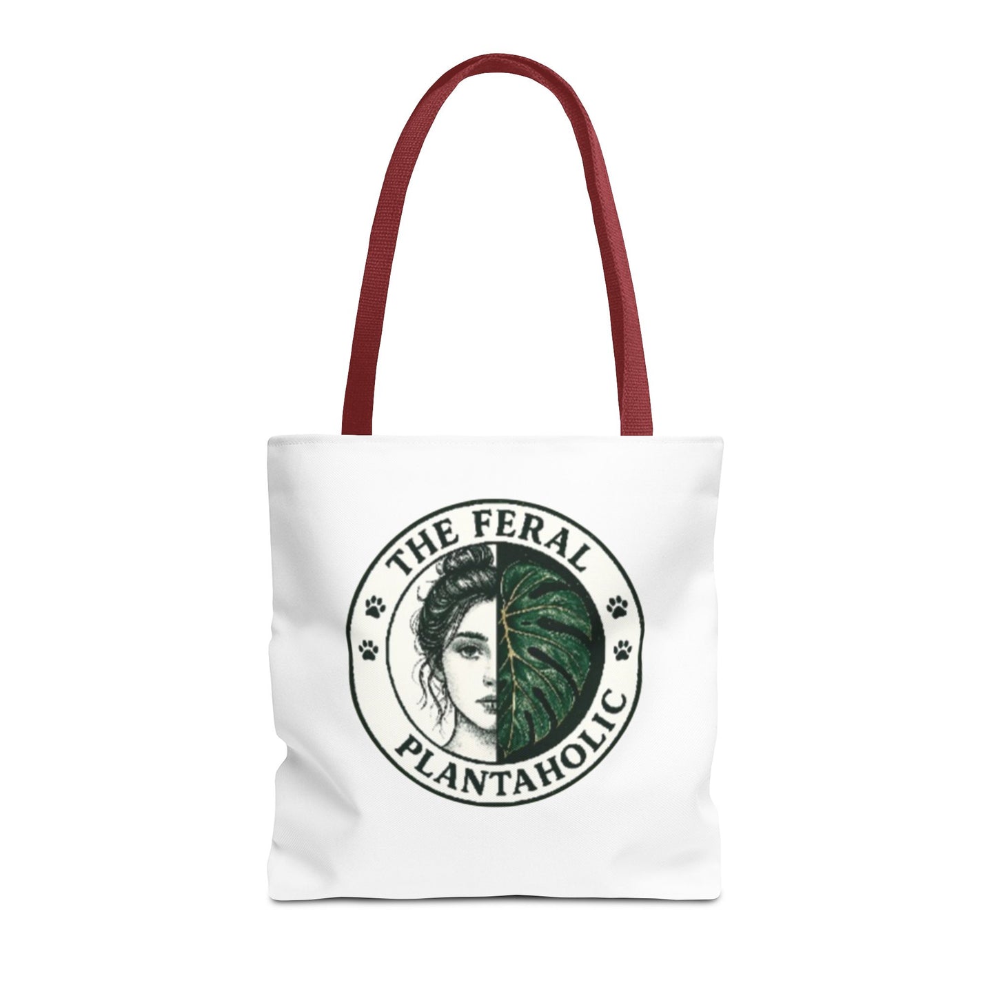 Feral Plantaholic Tote Bag | Eco-Friendly Grocery Bag, Gift for Plant Lovers, Boho Style, Greenery Accessories