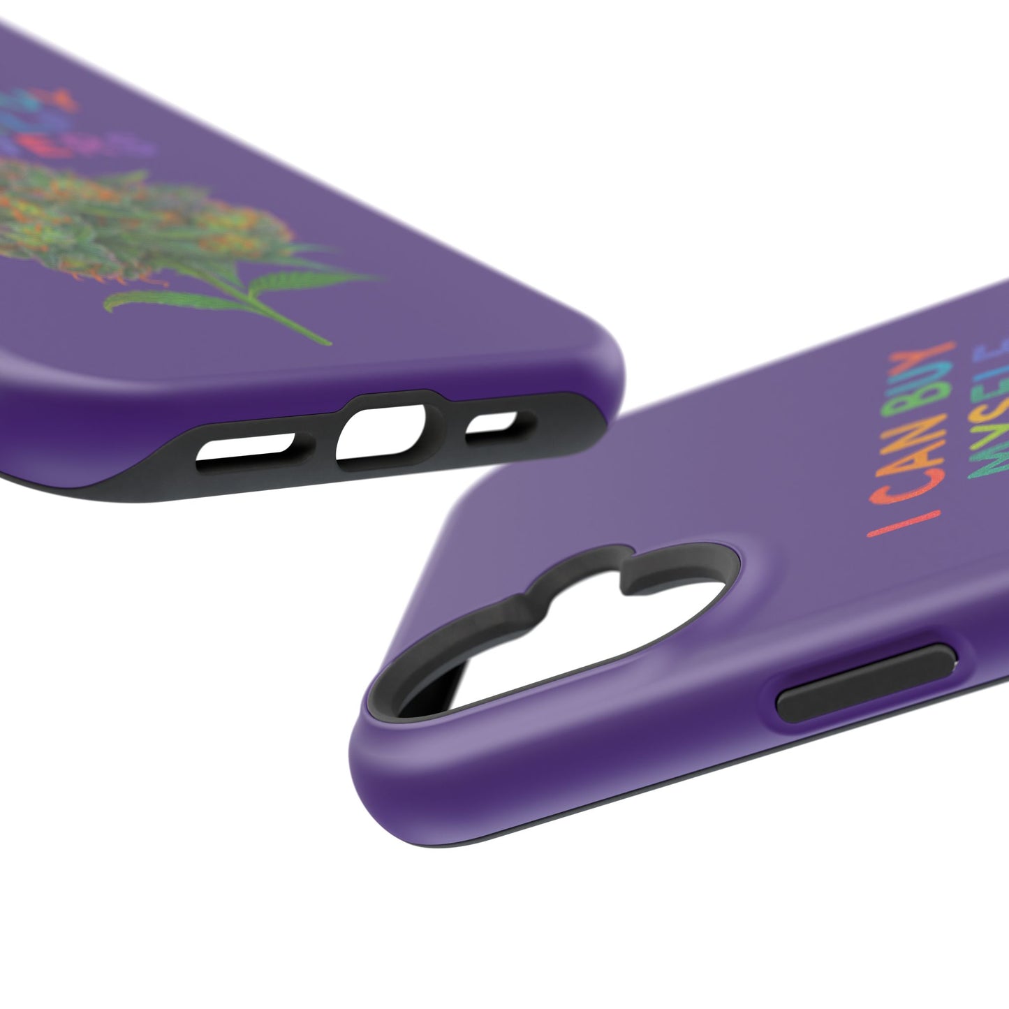 Impact-Resistant Phone Case — "I Can Buy Myself Flowers" Colorful Floral Statement