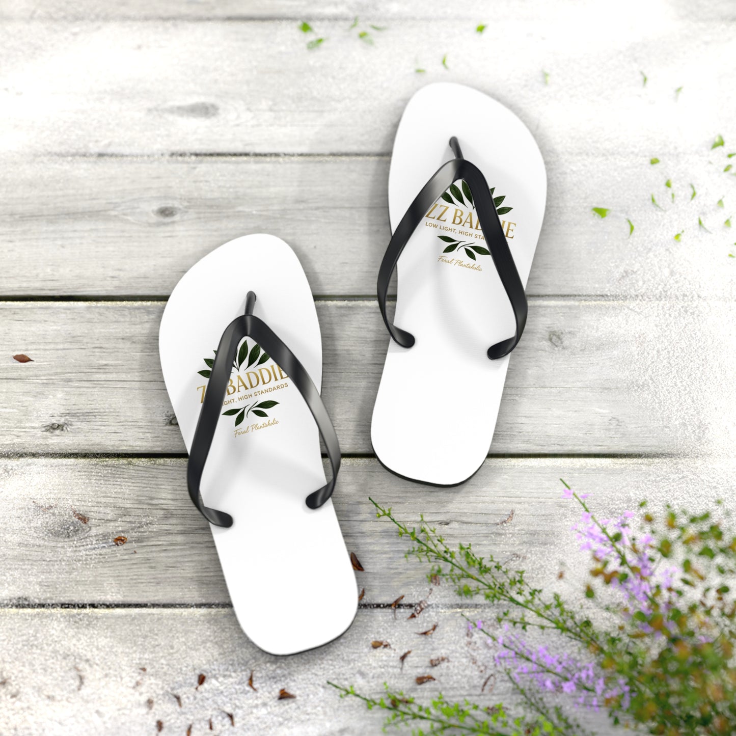Tropical Flip Flops for Summer Vibes | Beachwear, Vacation Footwear, Casual Slippers, Outdoor Sandals, Custom Footwear